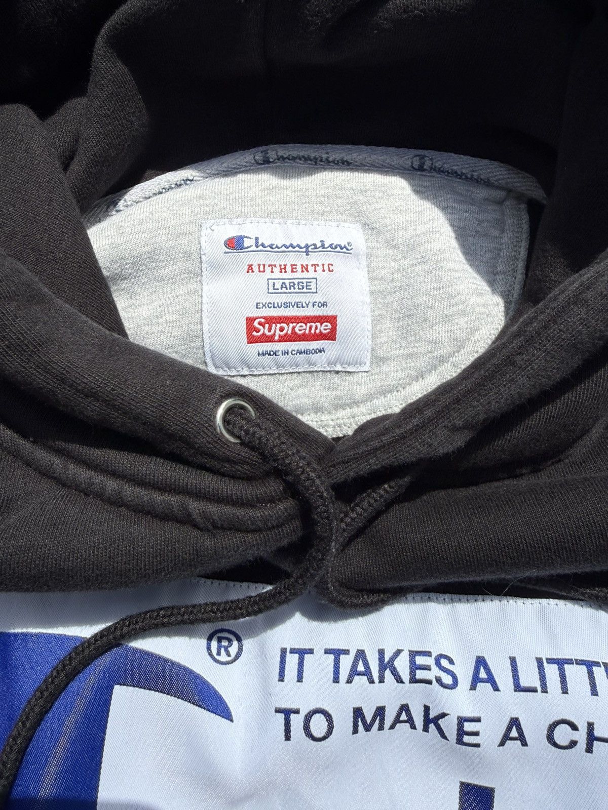 Champion × Supreme Supreme x Champion Hoodie Size Large Size US L / EU 52-54 / 3 - 4 Thumbnail