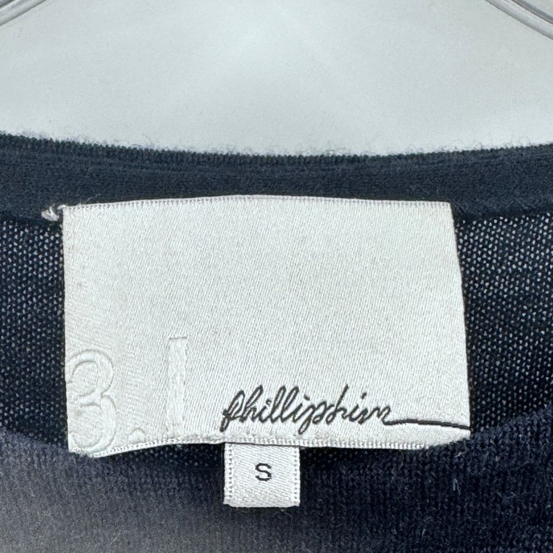 3.1 Phillip Lim 3.1 Philip Lim Coquette Navy Blue Black Ruffle Sweater Small Size S / US 4 / IT 40 - 9 Thumbnail