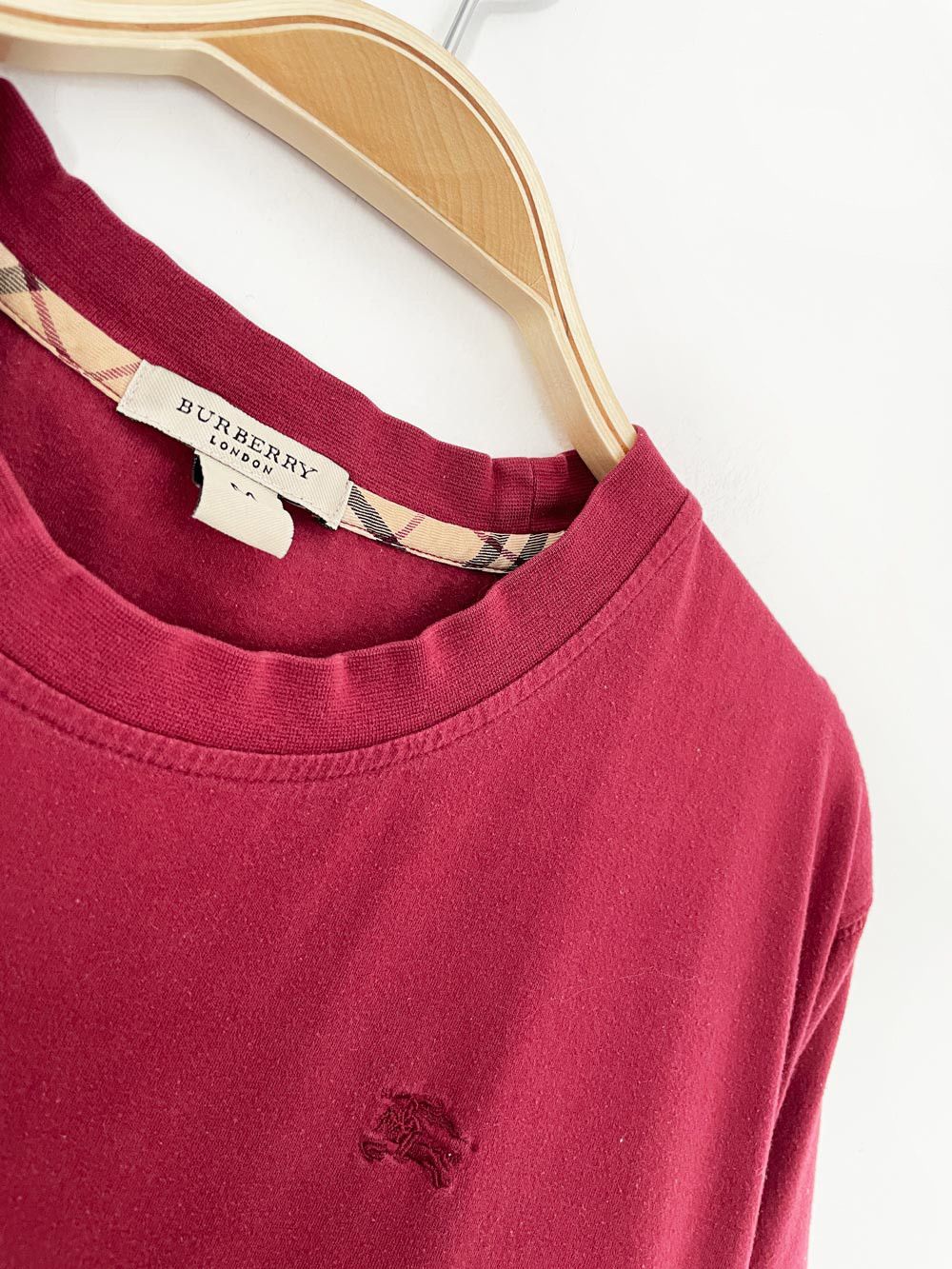 Burberry burberry embroidered logo tee Size US M / EU 48-50 / 2 - 3 Thumbnail