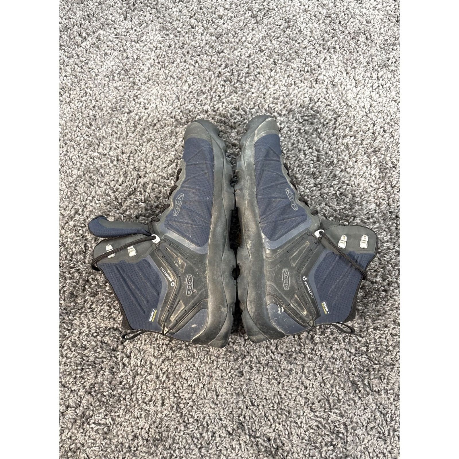 KEEN KEEN Venture Mid Waterproof Hiking Boot Mens 14 Black KonnectFit Lace Up 1021168 Size US 14 / EU 47 - 5 Thumbnail