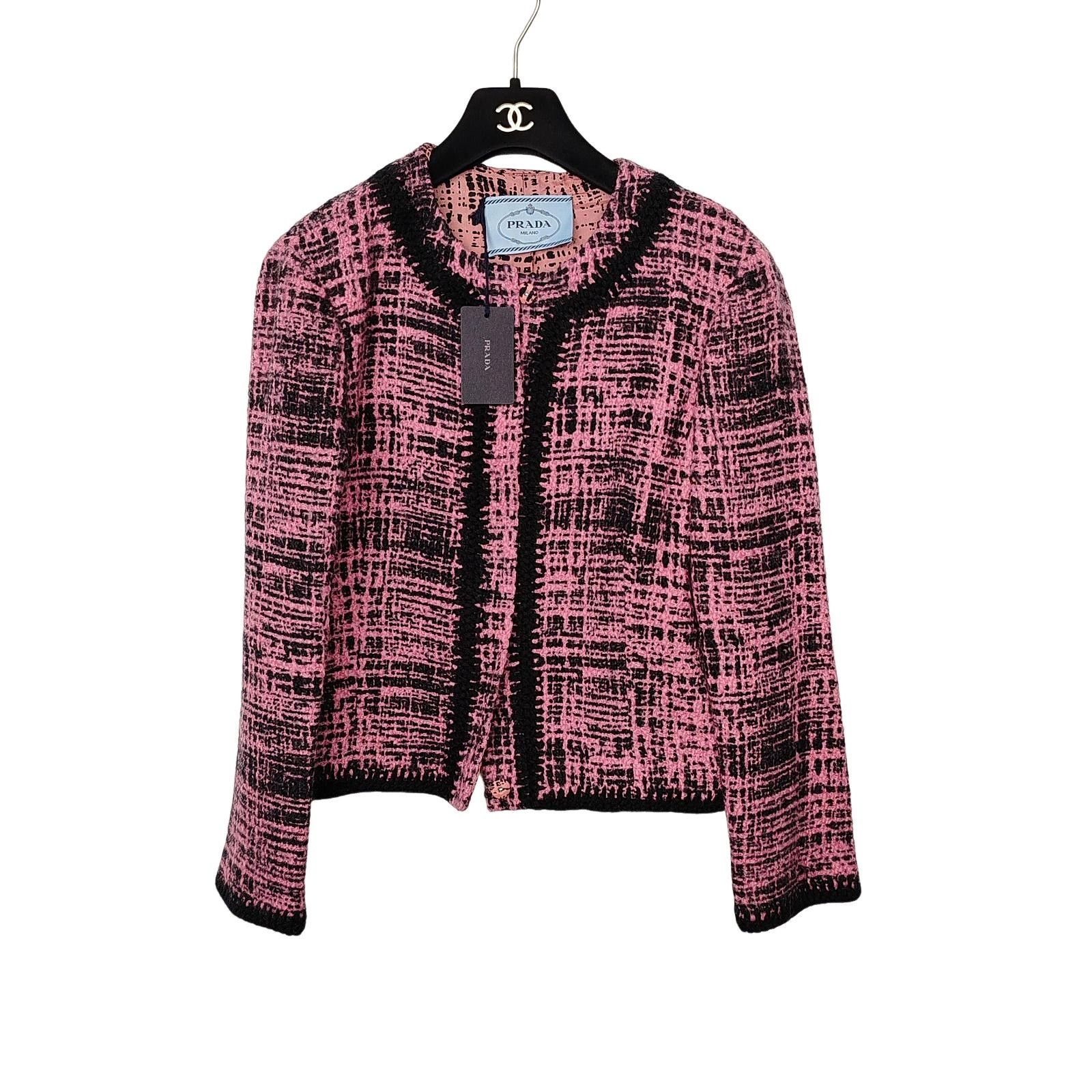 Prada Archive Prada Spring 1996 SS96 Tweed Jacket | Grailed