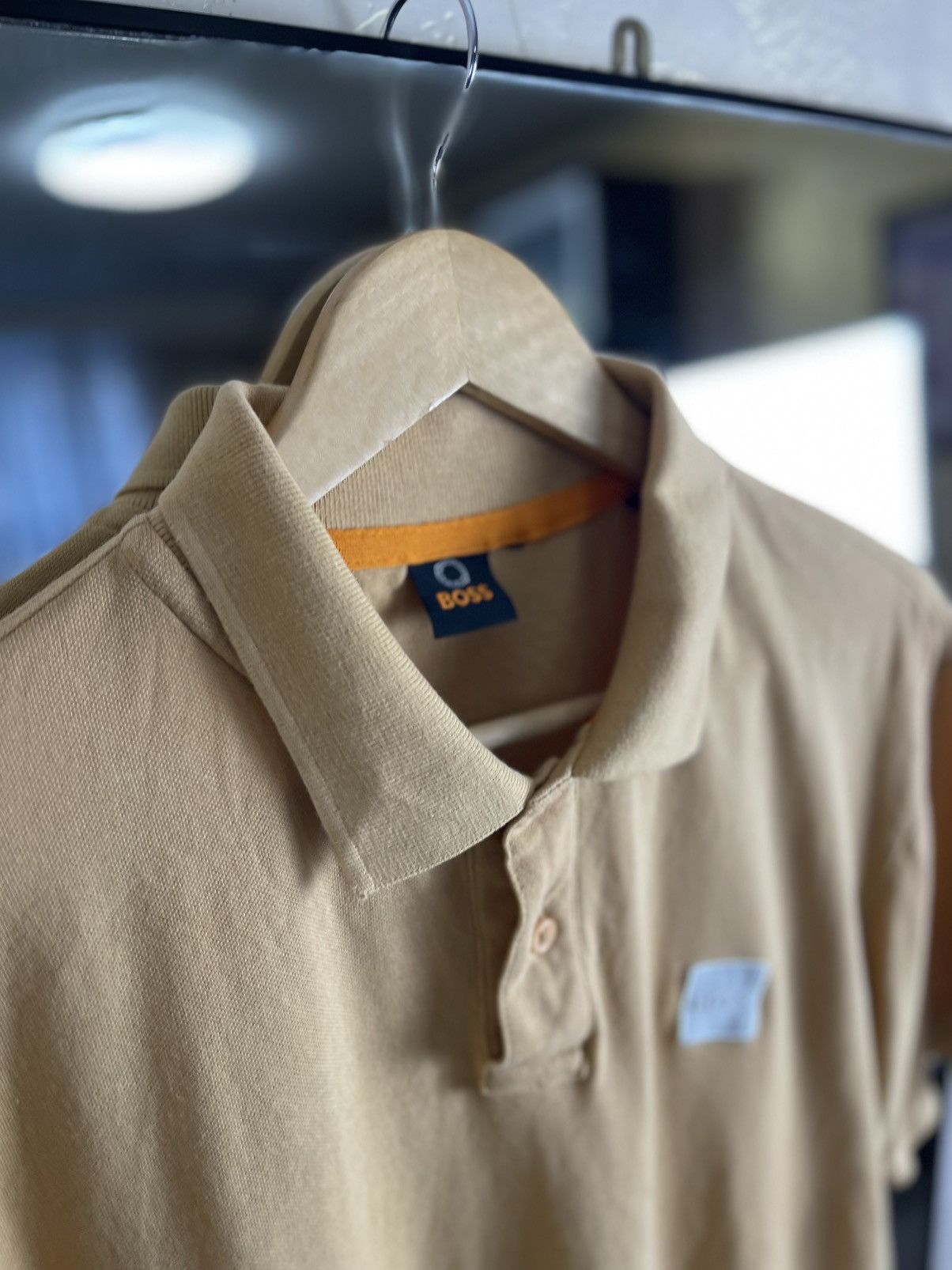 Hugo Boss Hugo Boss Orange Pique Polo with Square Logo Patch Size US XXL / EU 58 / 5 - 2 Thumbnail