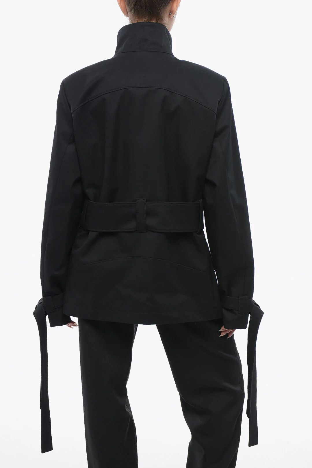 Off-White og1mm0426 Cotton Utility Jacket in Black Size M / US 6-8 / IT 42-44 - 2 Thumbnail