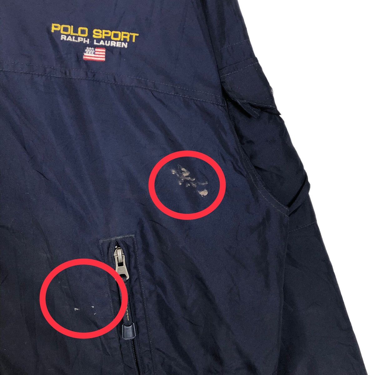 Polo Ralph Lauren Vintage Polo Sport Ralph Lauren Nylon Light Jacket Size US L / EU 52-54 / 3 - 9 Thumbnail
