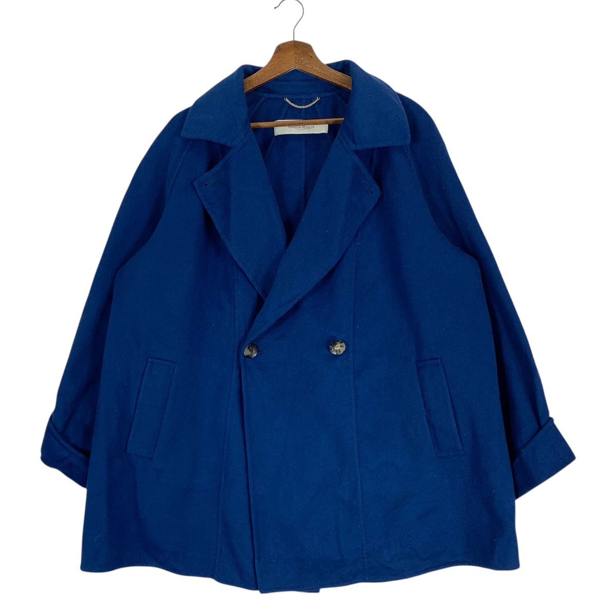 Marina Rinaldi Vintage Marina Rinaldi Wool Heavy Coat Size US L / EU 52-54 / 3 - 1 Thumbnail