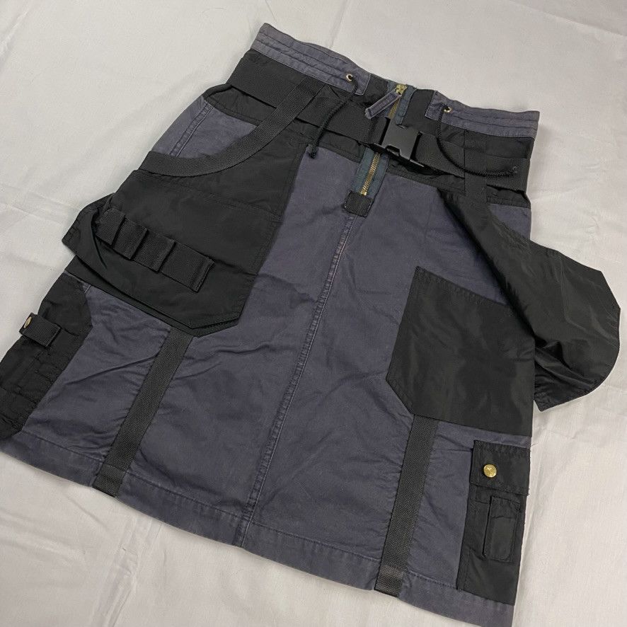 Jean Paul Gaultier AW2003 Jean Paul Gaultier Bondage Parachute Skirt Vintage Size 30" / US 8 / IT 44 - 3 Thumbnail