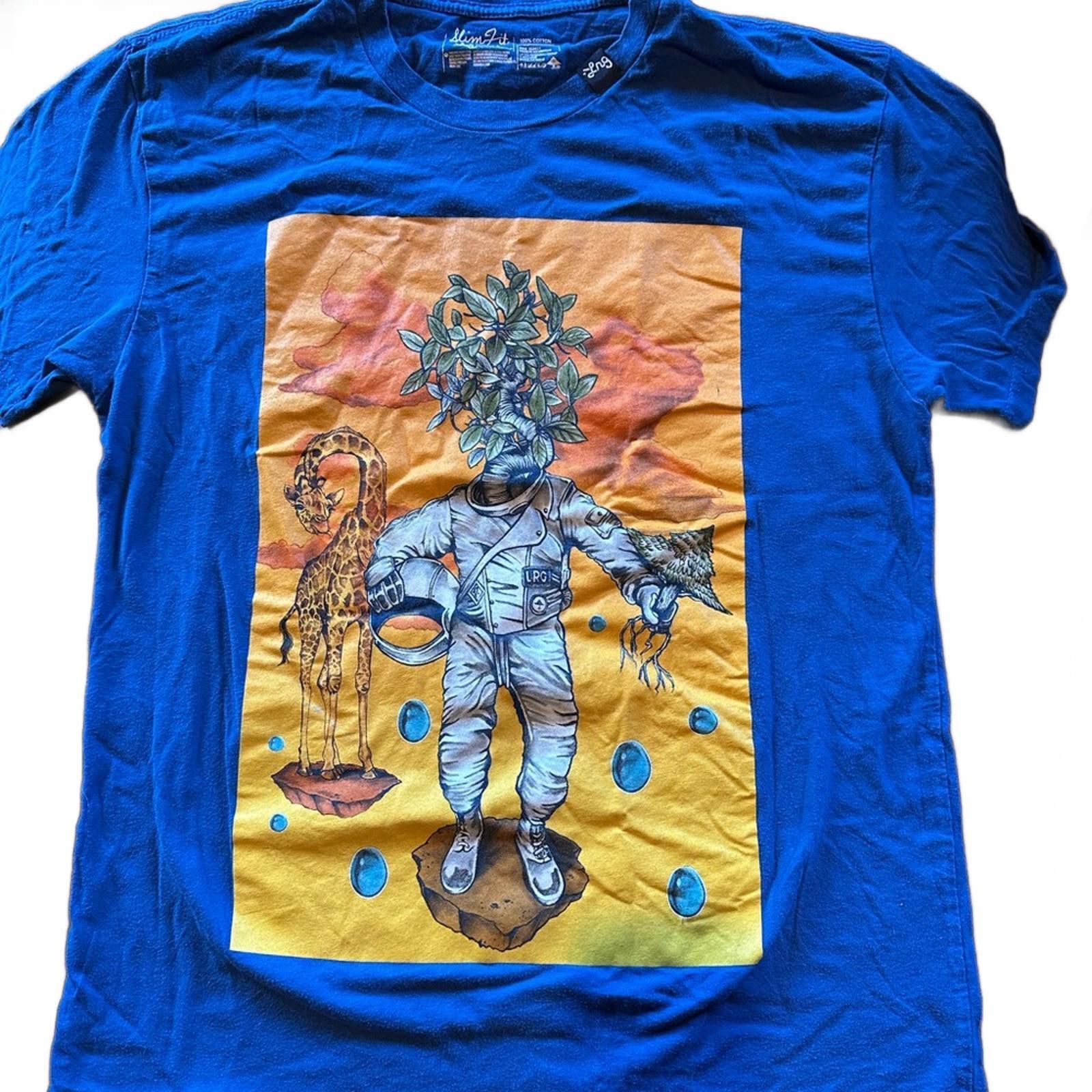 LRG LRG Graphic T-Shirt Blue Slim Small Size US S / EU 44-46 / 1 - 1 Thumbnail