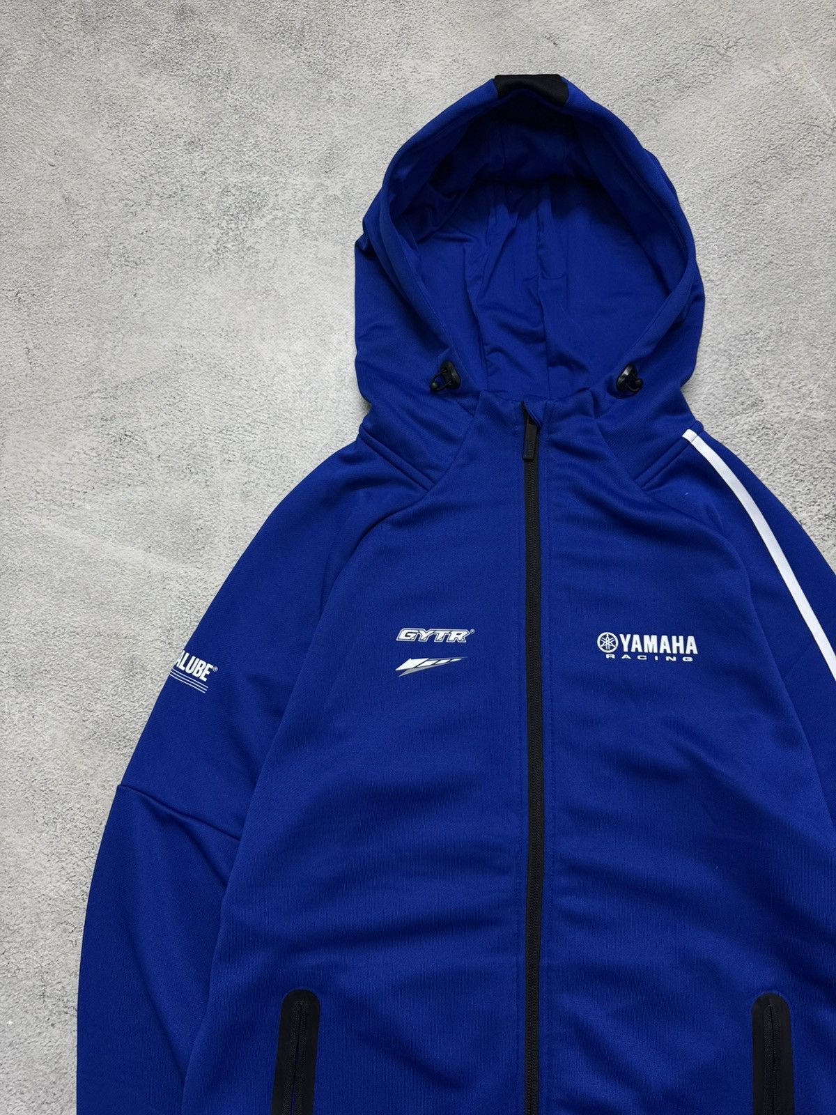 Yamaha Vintage Y2k Yamaha💙 Factory Racing Print Zip Sweatshirt Size US M / EU 48-50 / 2 - 1 Thumbnail