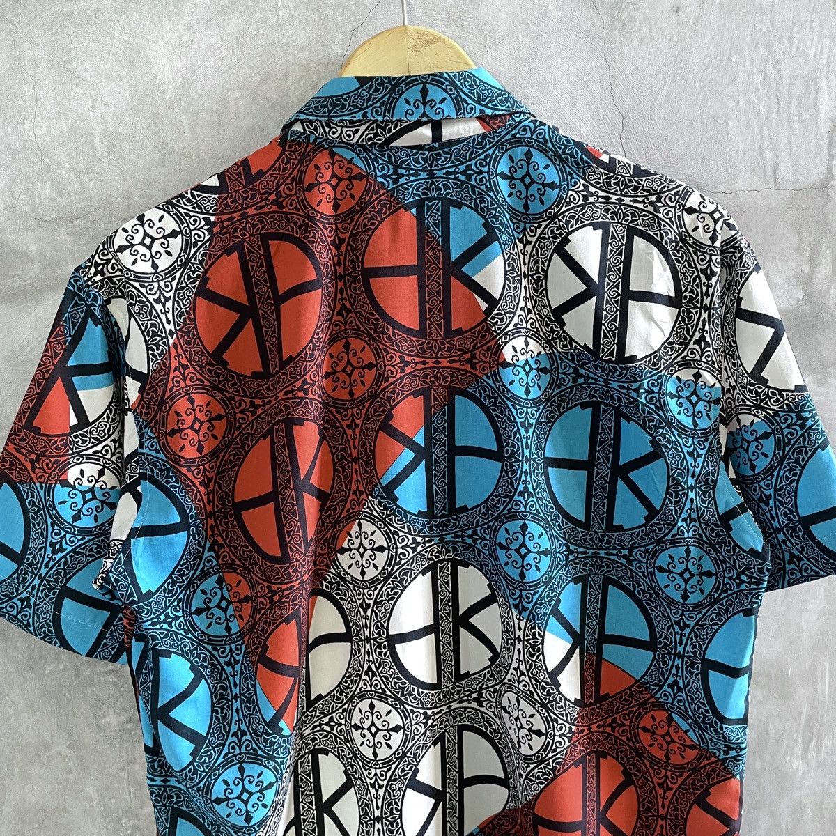 Kansai Yamamoto Vintage design Kansai O japanese pattern shirt Size US L / EU 52-54 / 3 - 4 Thumbnail