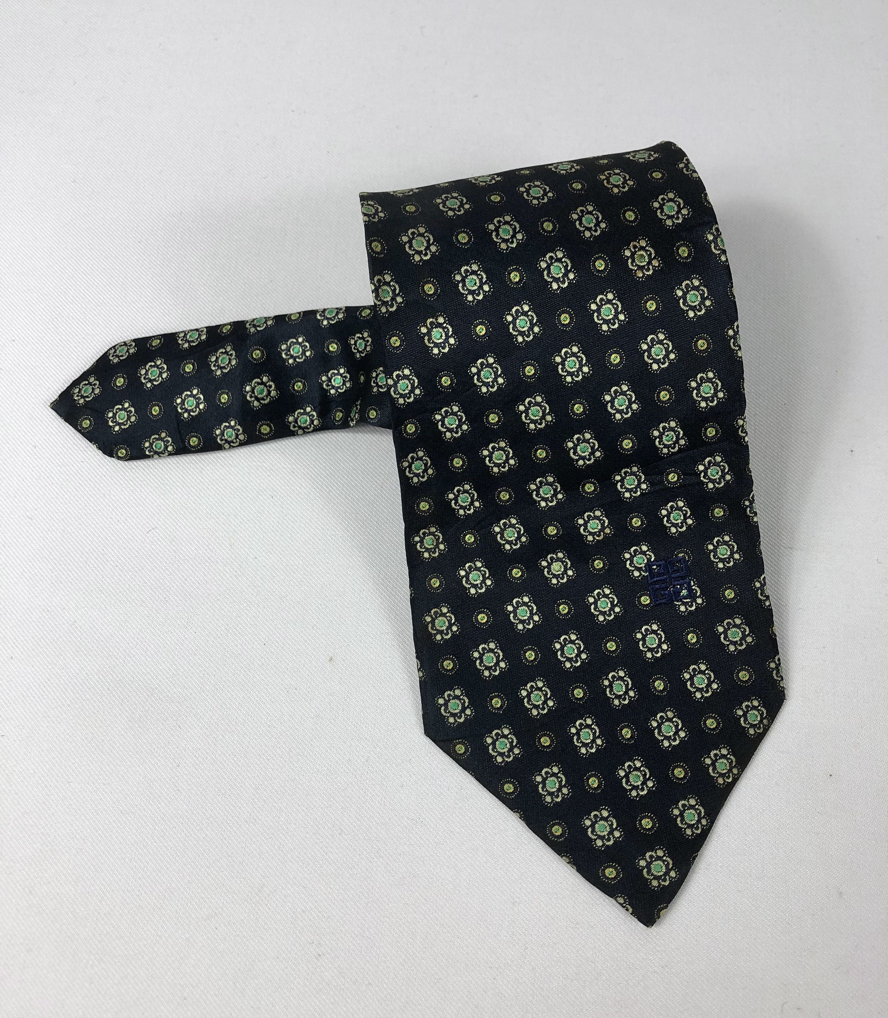 Givenchy Rare Monsieur Givenchy Silk Tie Size ONE SIZE - 10 Thumbnail