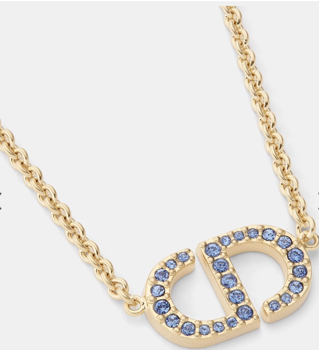 Dior Christian Dior PETIT CD NECKLACE Gold-Finish Metal Size ONE SIZE - 1 Thumbnail