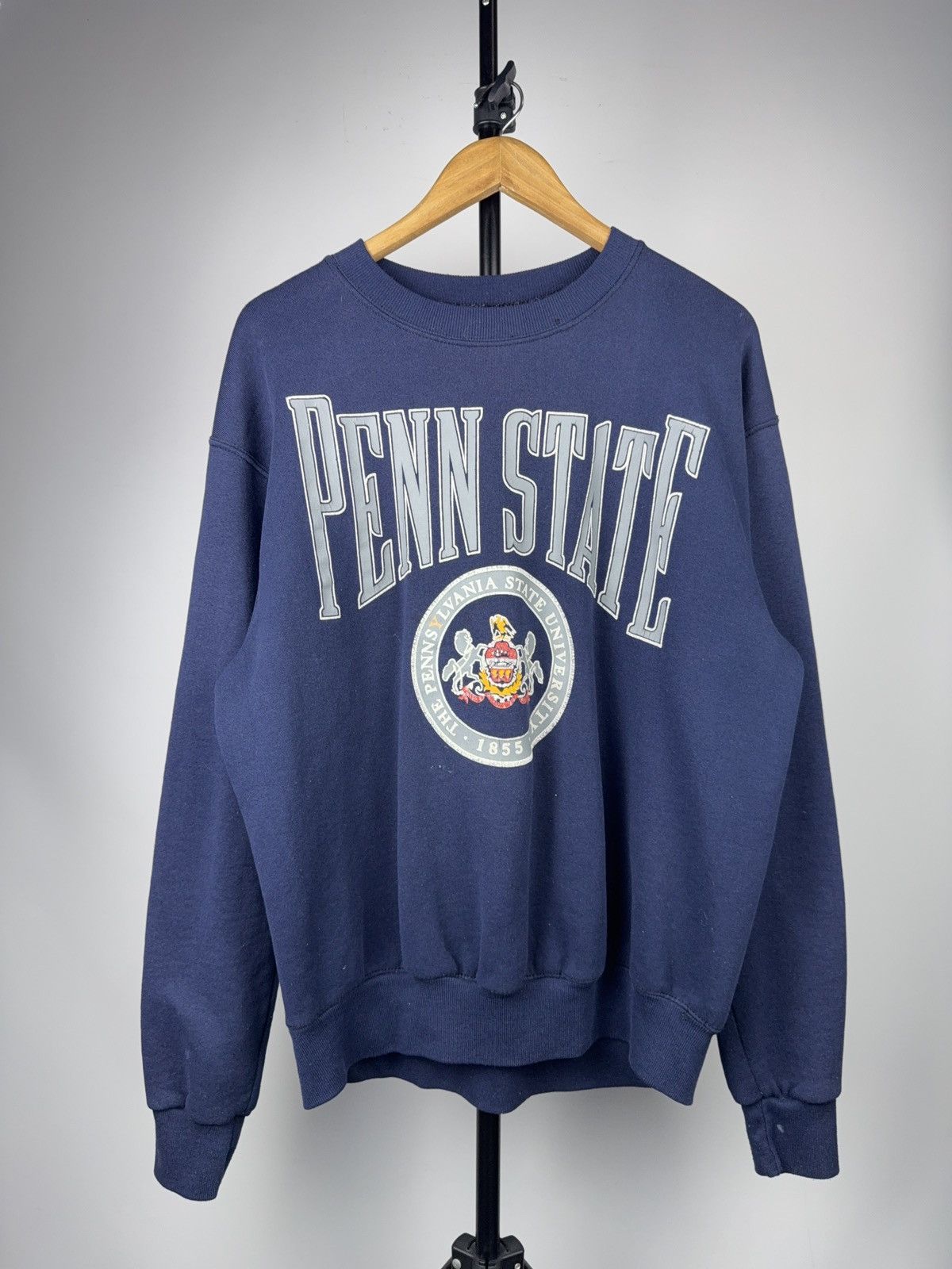 Vintage 90s Vintage Penn State University Crewneck Sweatshirt USA Size US L / EU 52-54 / 3 - 1 Thumbnail