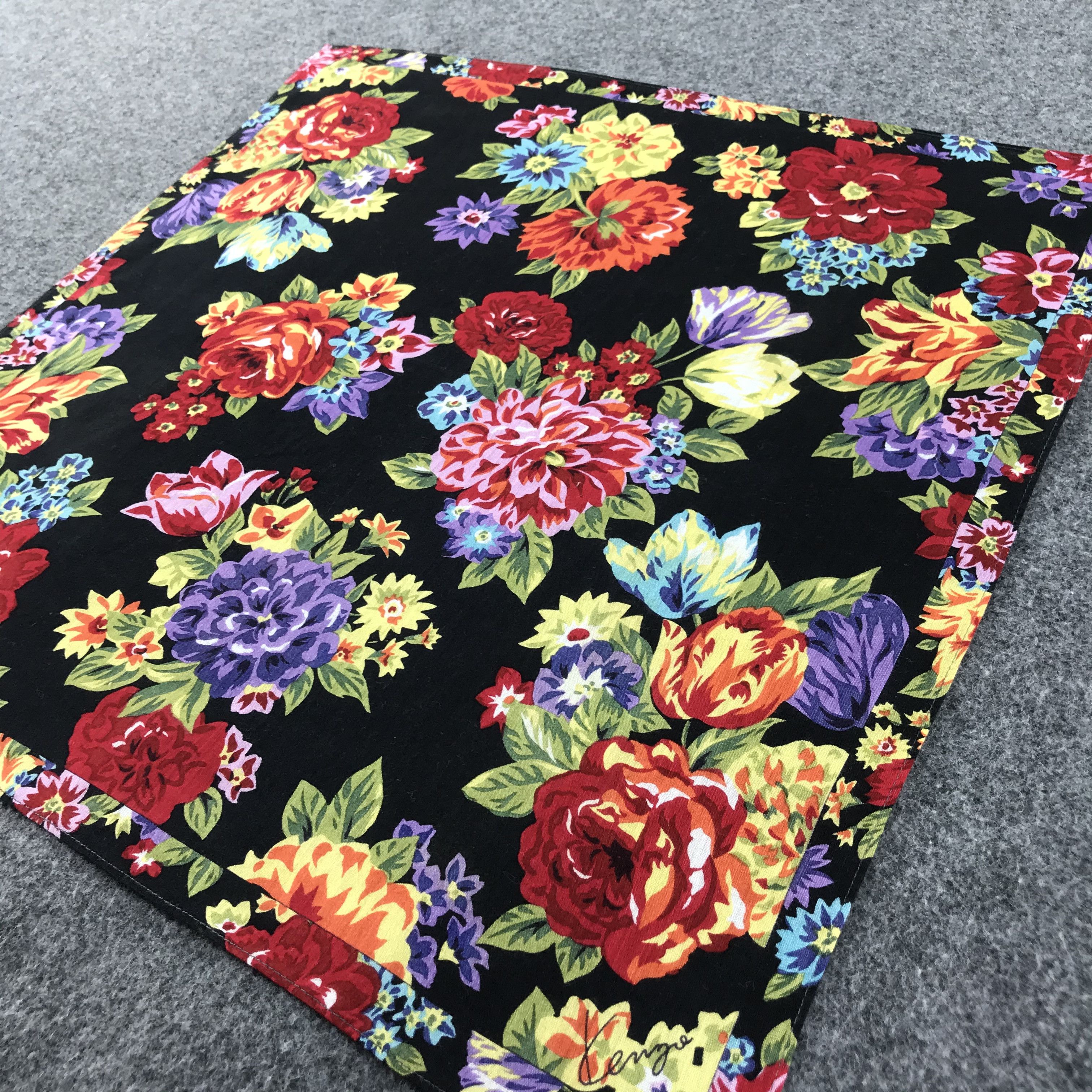 Kenzo Kenzo Floral Handkerchief Neckerchief Bandana H122 Size ONE SIZE - 5 Thumbnail