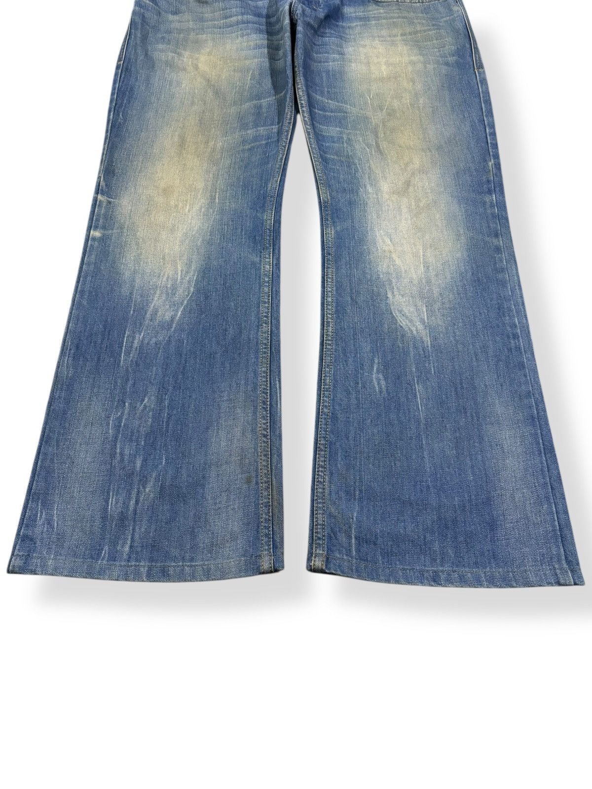 Diesel Vintage Diesel Industry Zatiny Mud Wash Bootcut Grunge Jeans Size US 36 / EU 52 - 7 Thumbnail