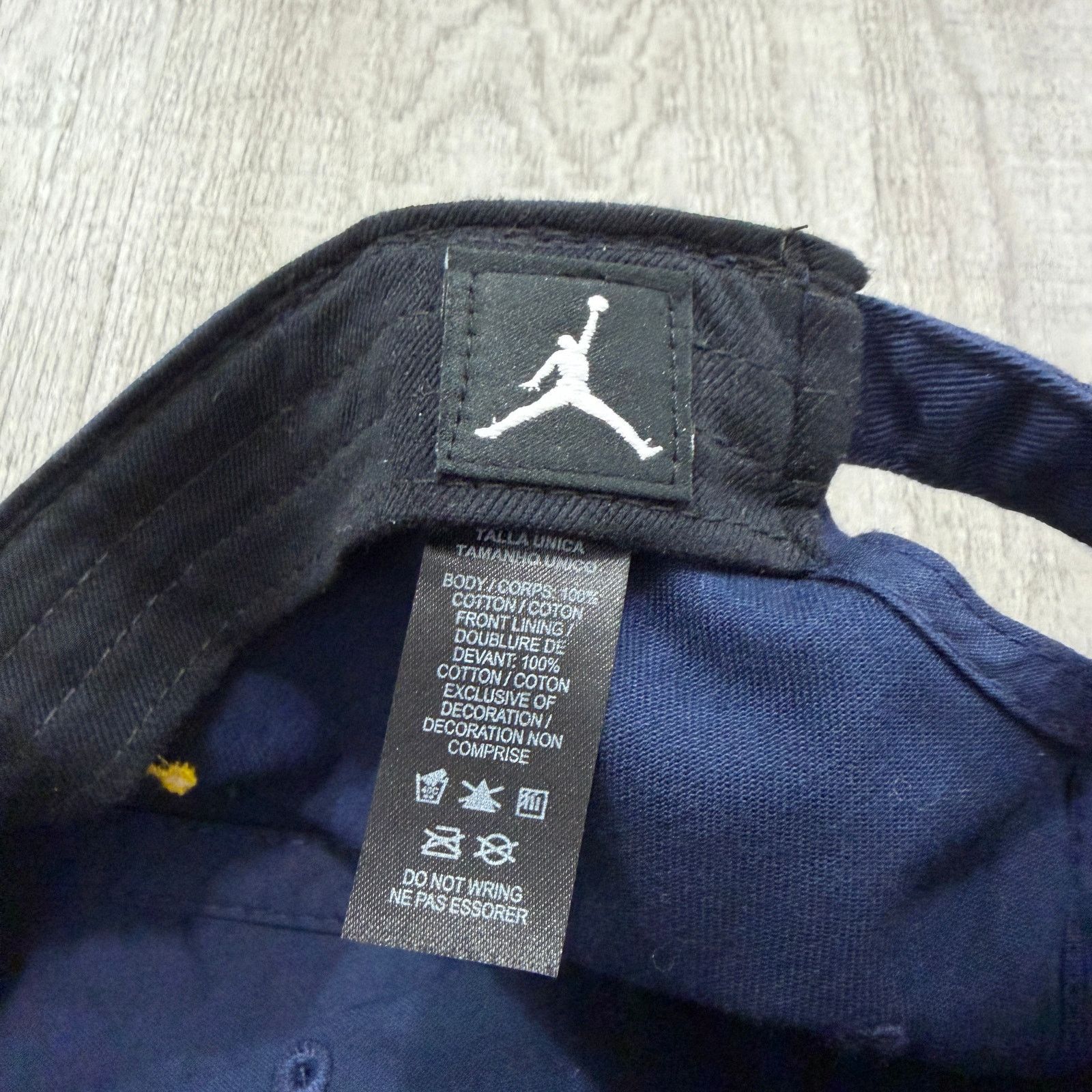 Jordan Brand Jordan Michigan Wolverines Strapback Hat Blue Baseball Size ONE SIZE - 7 Thumbnail
