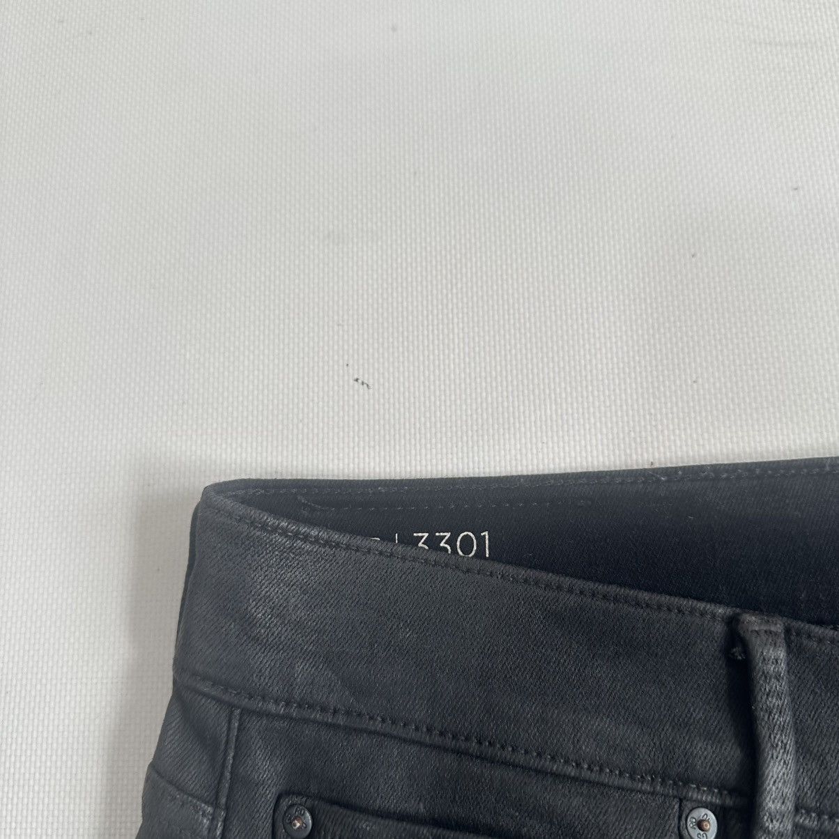 G-Star Gstar 3301 skinny WAXED Jeans Size US 30 / EU 46 - 5 Thumbnail