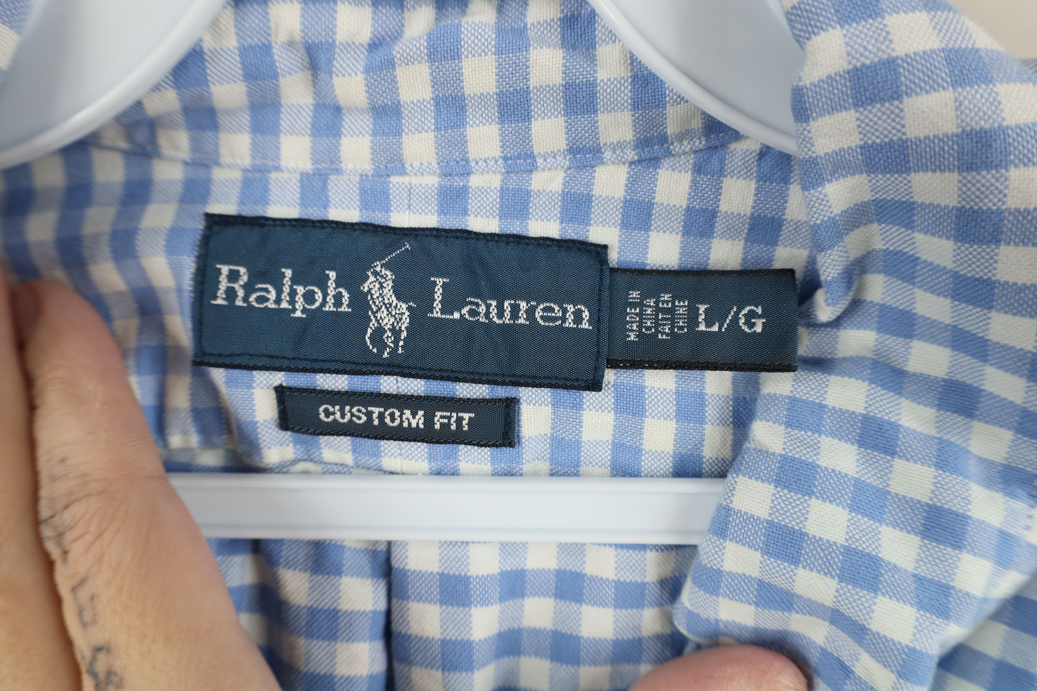 Polo Ralph Lauren Vintage 90s Ralph Lauren Fit Oxford Button Down Shirt Plaid Size US L / EU 52-54 / 3 - 9 Thumbnail