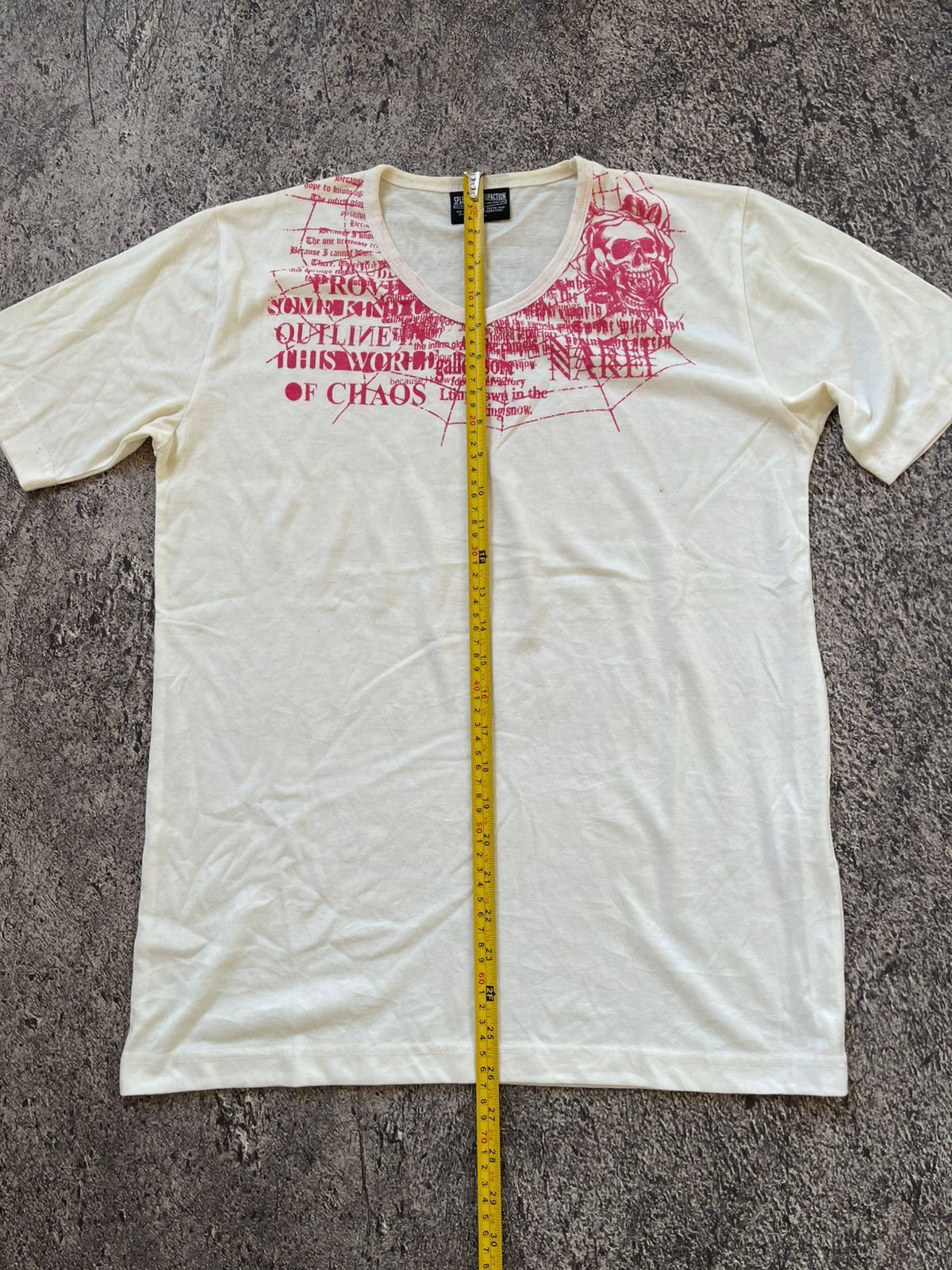 Japanese Brand Y2K Splendid satisfaction skull punk style tshirt Size US L / EU 52-54 / 3 - 6 Thumbnail