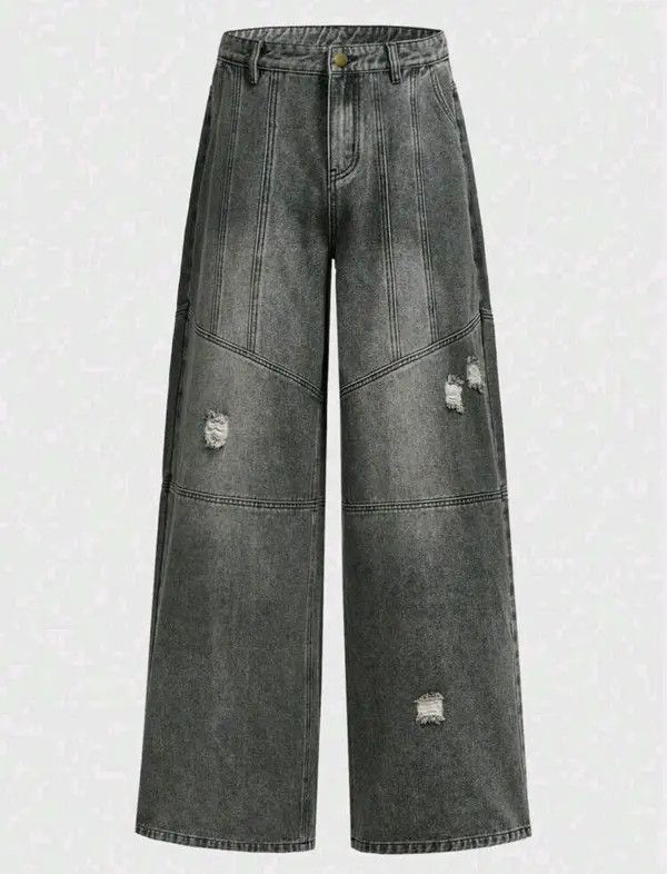 VIBE Wide Leg Baggy Jeans Size US 32 / EU 48 - 3 Thumbnail