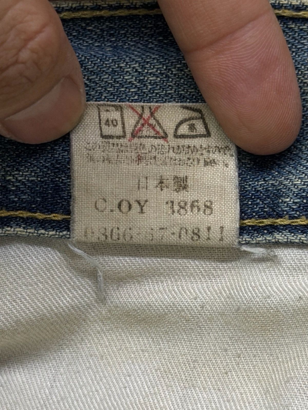 Japanese Brand Vintage 90s Halley Stone Japanese Denim Jeans |Fade Wash W30 Size US 30 / EU 46 - 11 Thumbnail