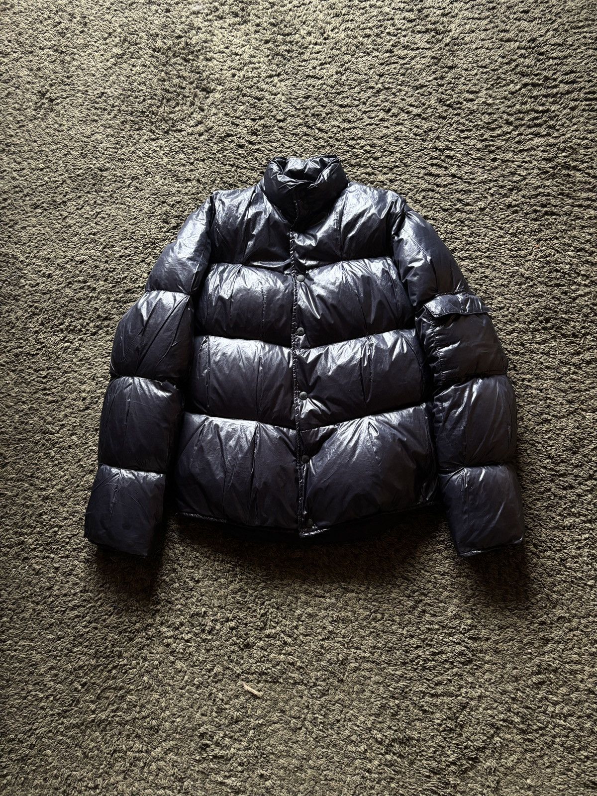 Maison Margiela AW08 Maison Margiela Navy Down Puffer Jacket Size US M / EU 48-50 / 2 - 1 Thumbnail