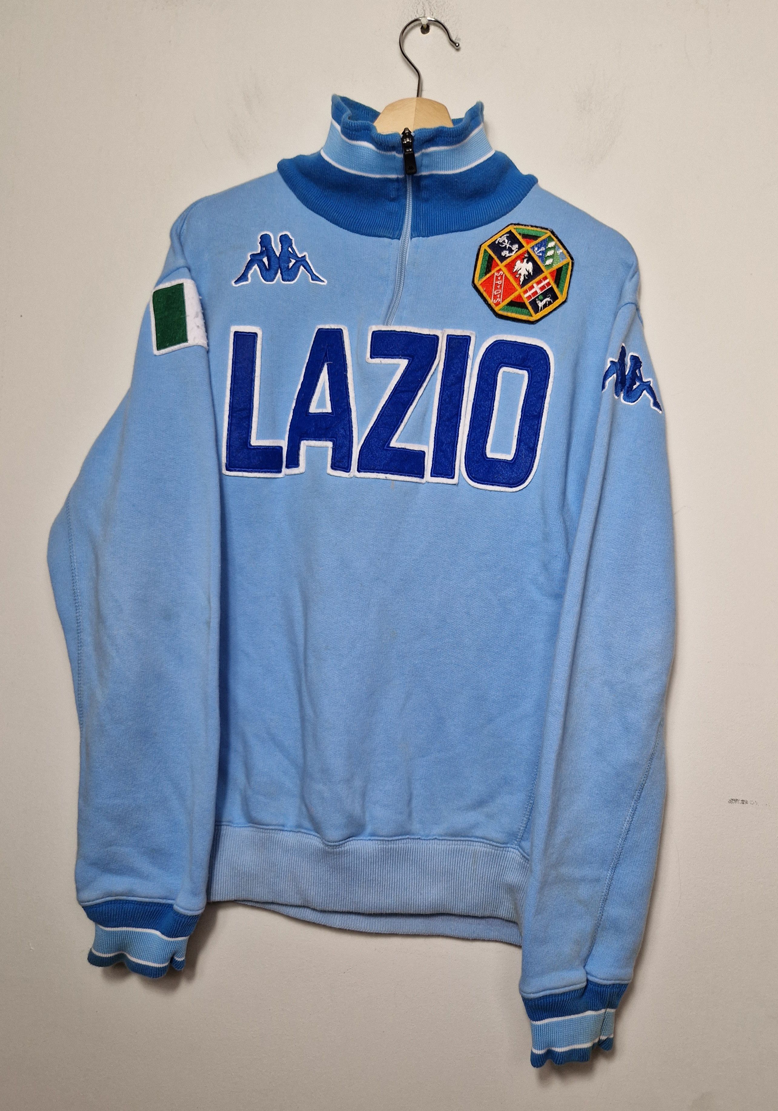 Kappa Lazio Rome vintage halfzip sweatshirt y2k 2000s