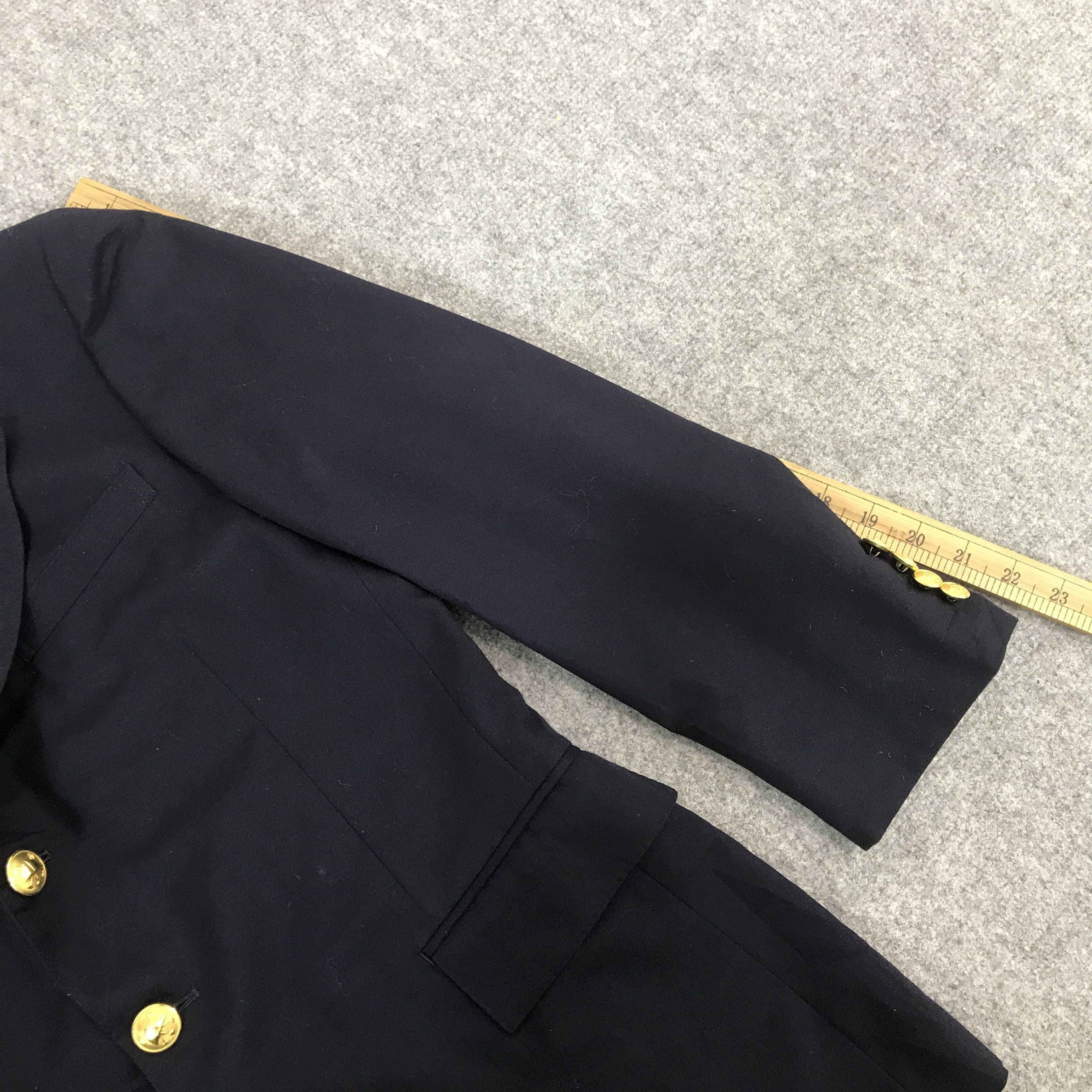Polo Ralph Lauren vtg polo ralph lauren blazer navy coat jacket Size US L / EU 52-54 / 3 - 6 Thumbnail
