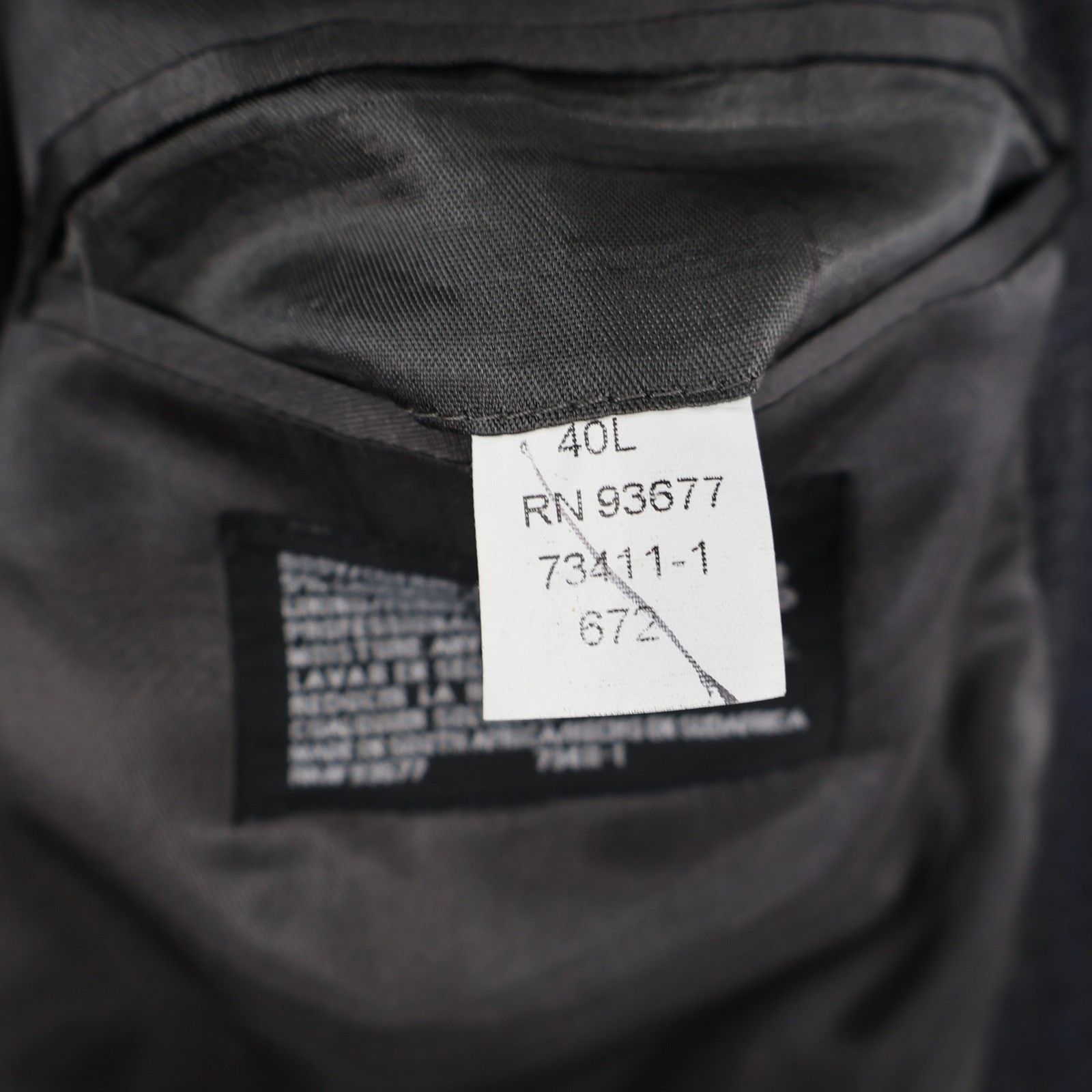 Stafford Stafford Executive Wool Cashmere Blazer Men 40L Gray Classic Size 40L - 11 Thumbnail