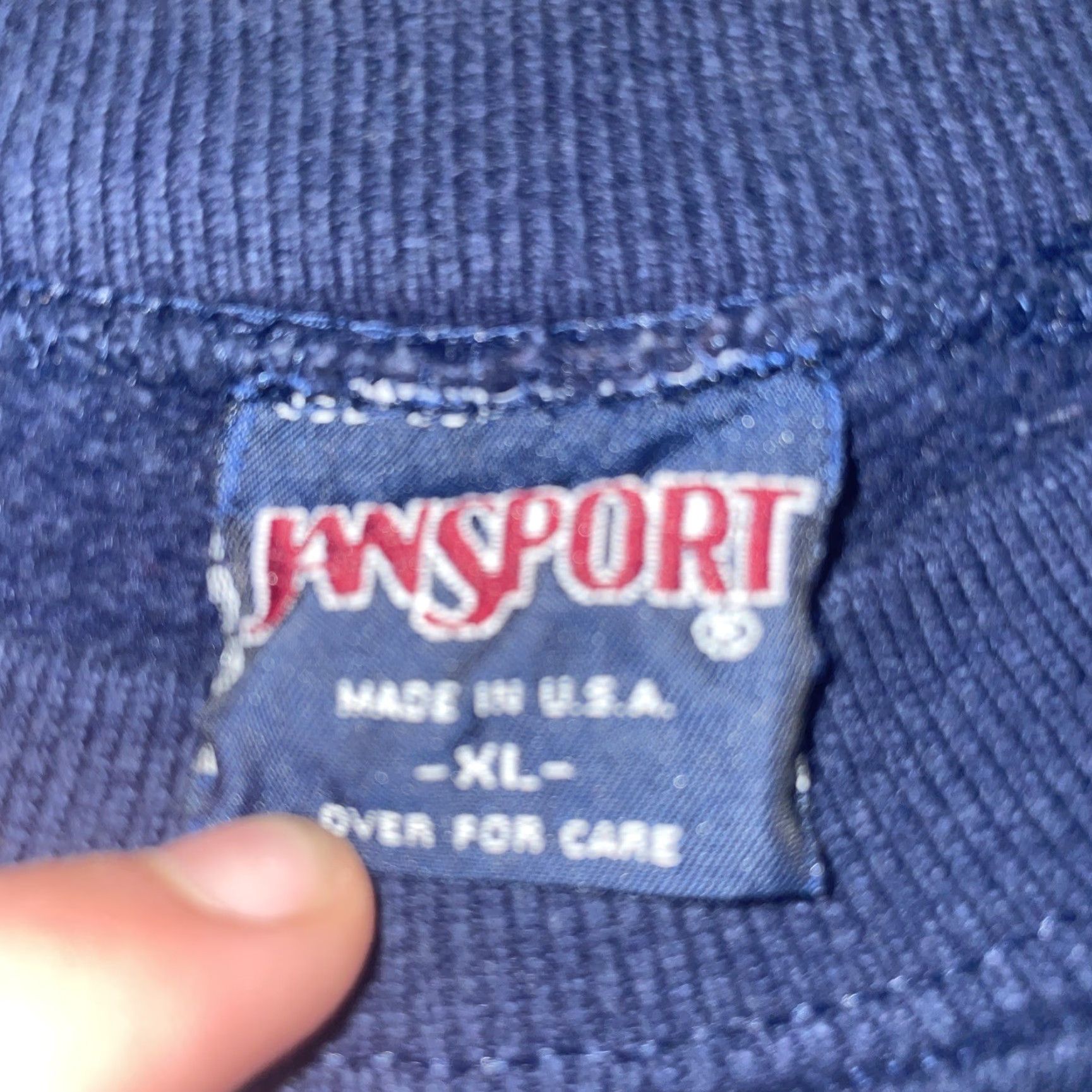 Jansport VINTAGE JanSport Pullover Sweatshirt College XL Mens Blue USA Size US XL / EU 56 / 4 - 3 Thumbnail