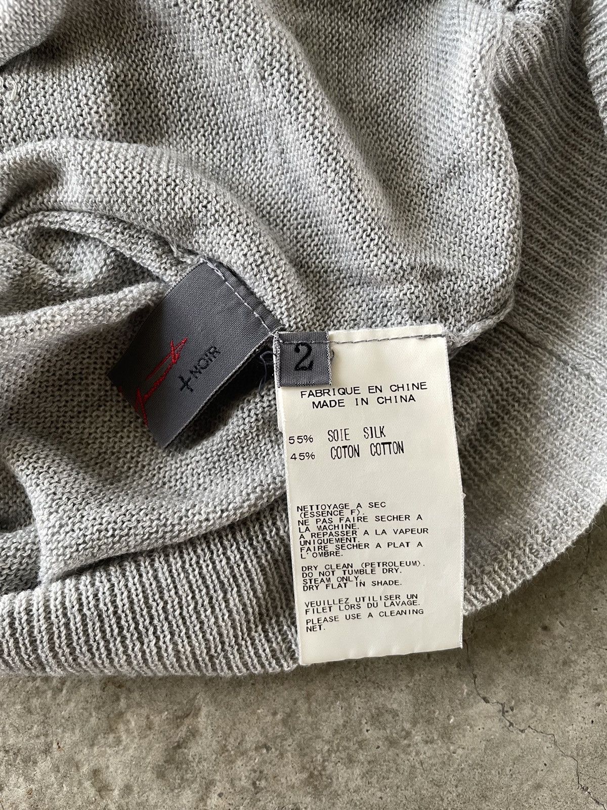 Designer Yohji Yamamoto +Noir Tank Top Size M / US 6-8 / IT 42-44 - 8 Thumbnail