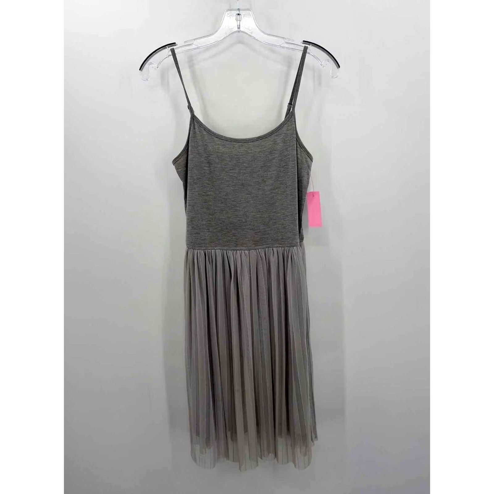 Vintage Mystree Grey Short Sleeveless Dress Small Size 28" / US 6 / IT 42 - 2 Thumbnail