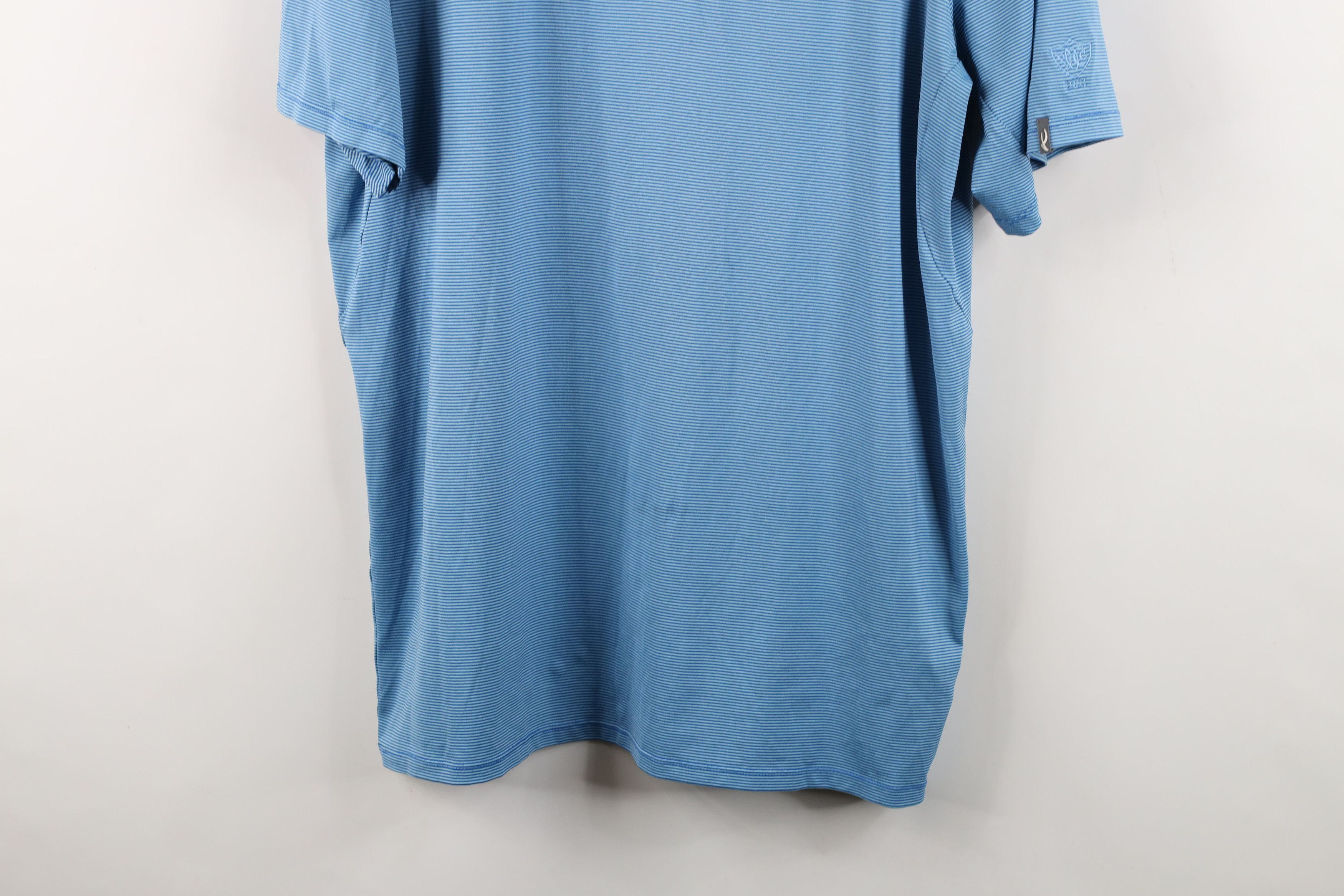 KJUS Kjus Striped Stretch Short Sleeve Golf Polo Shirt Blue Size US L / EU 52-54 / 3 - 3 Thumbnail