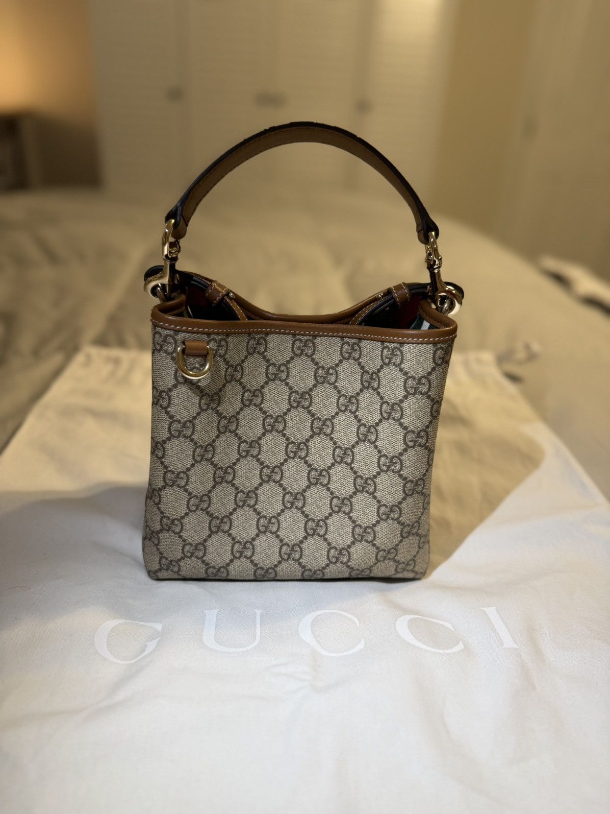 Gucci GG Emblem small bucket bag Size ONE SIZE - 5 Thumbnail