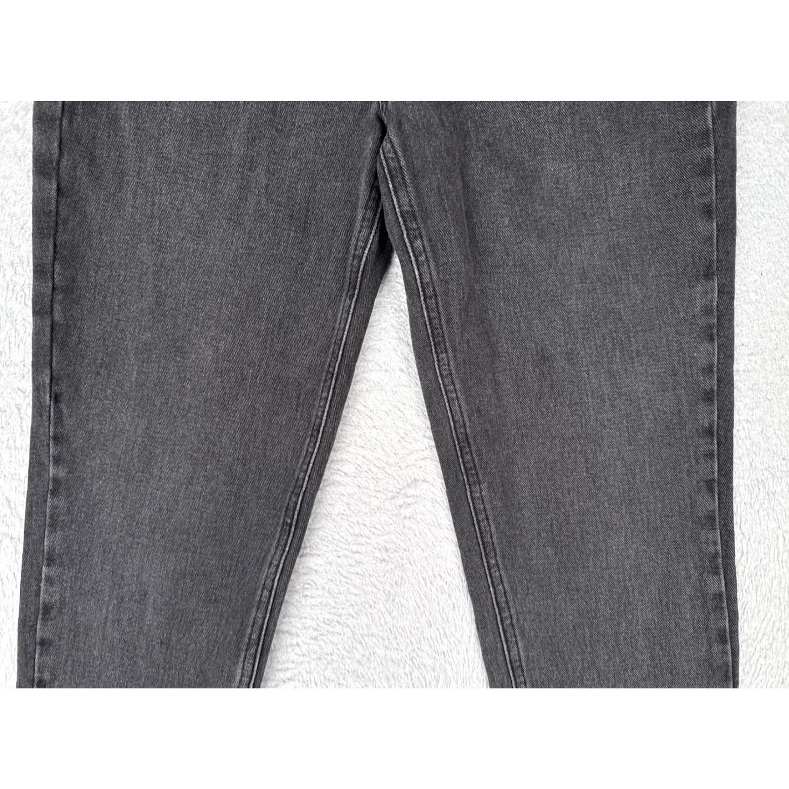 Pacsun VINTAGE PacSun Jeans Womens 2 Black High Rise Mom Tapered Leg Button Fly Denim 25x26 Size 26" / US 2 / IT 38 - 3 Thumbnail
