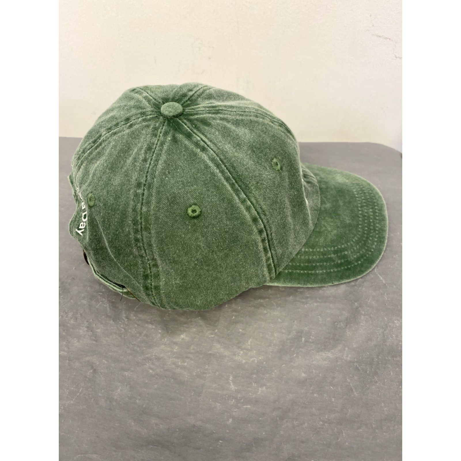 Vintage AG1 Strapback Hat One Size Green Adjustable Baseball Cap Casual Mens Size ONE SIZE - 4 Thumbnail