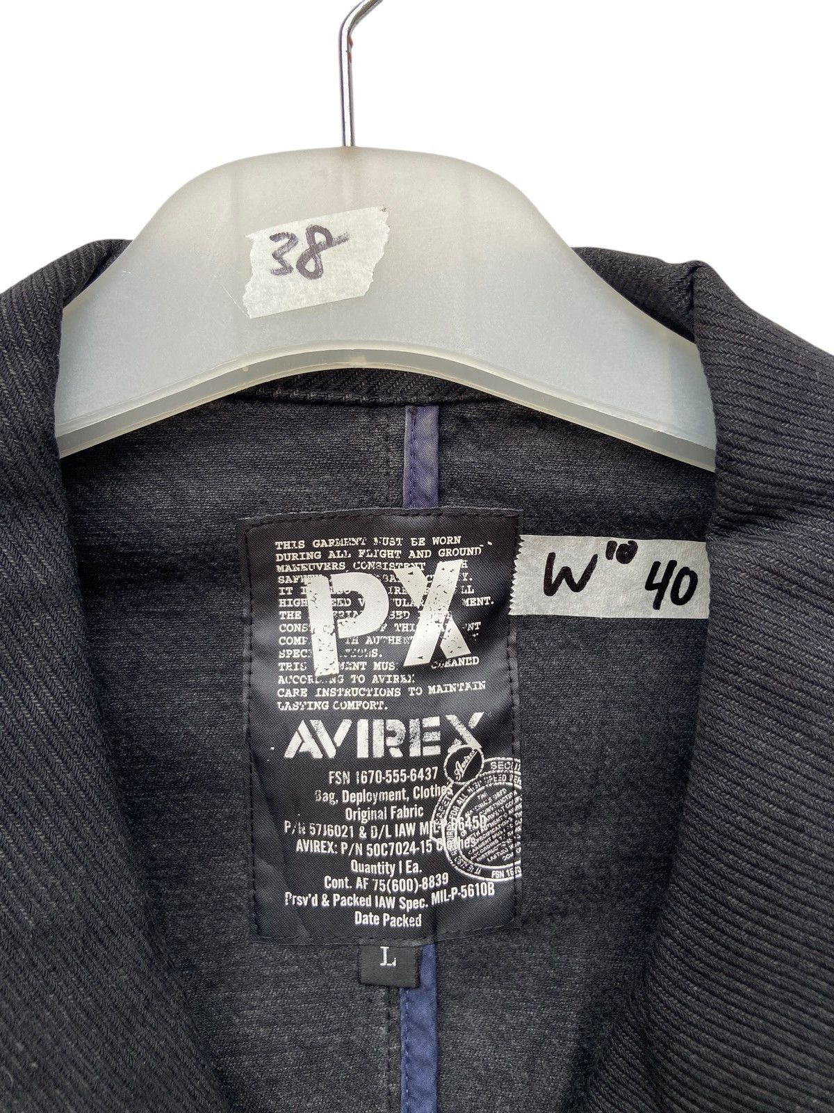 Avirex Avirex USN Shawl Collar Jacket Size US L / EU 52-54 / 3 - 4 Thumbnail