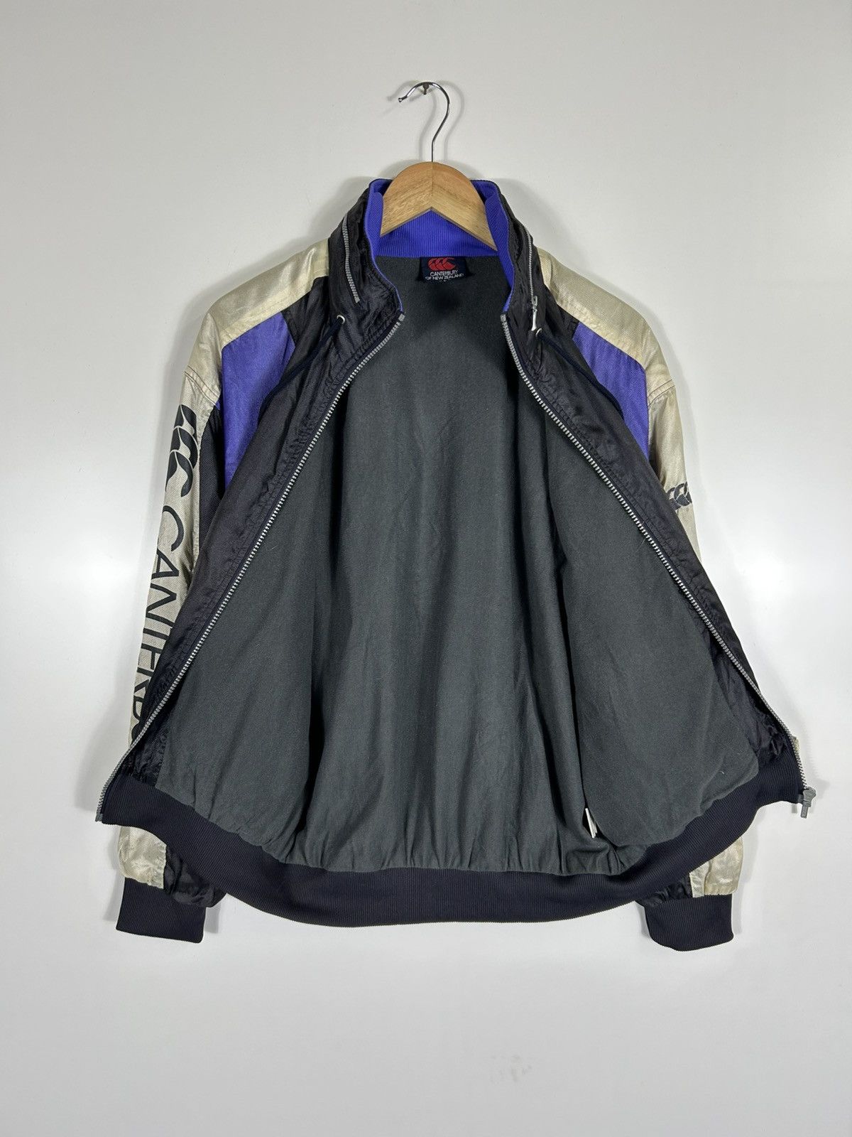 Canterbury of New Zealand × Vintage ⚡️Vintage Canterbury Zipper Bomber Jacket Size US L / EU 52-54 / 3 - 9 Thumbnail