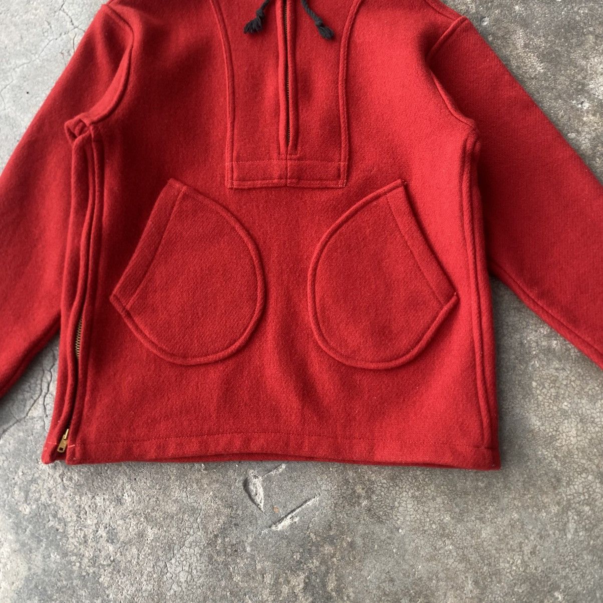 Warehouse Warehouse Pullover Wool Melton Jacket Side Zipper Talon USA Size US S / EU 44-46 / 1 - 6 Thumbnail
