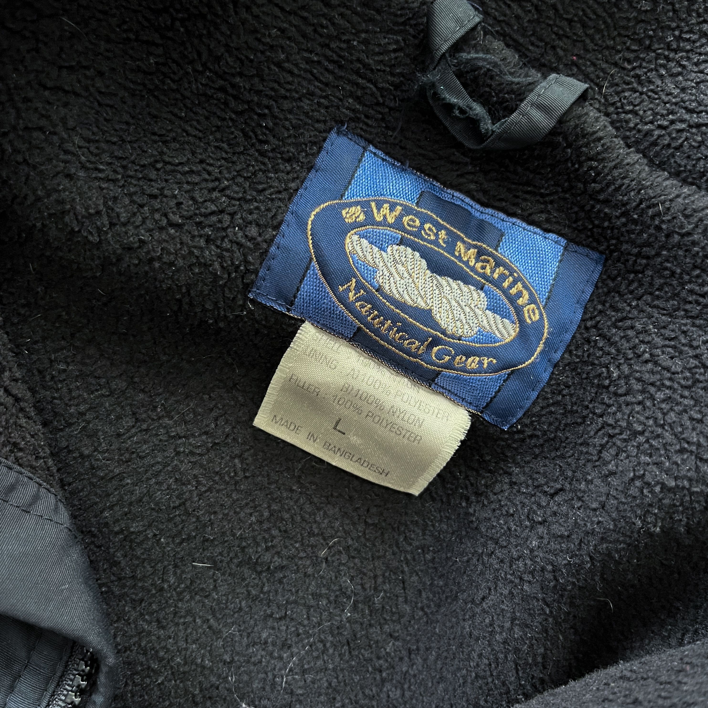 Vintage Amazing True Vintage West Marine Nautical Gear Lined Jacket Size US L / EU 52-54 / 3 - 5 Thumbnail