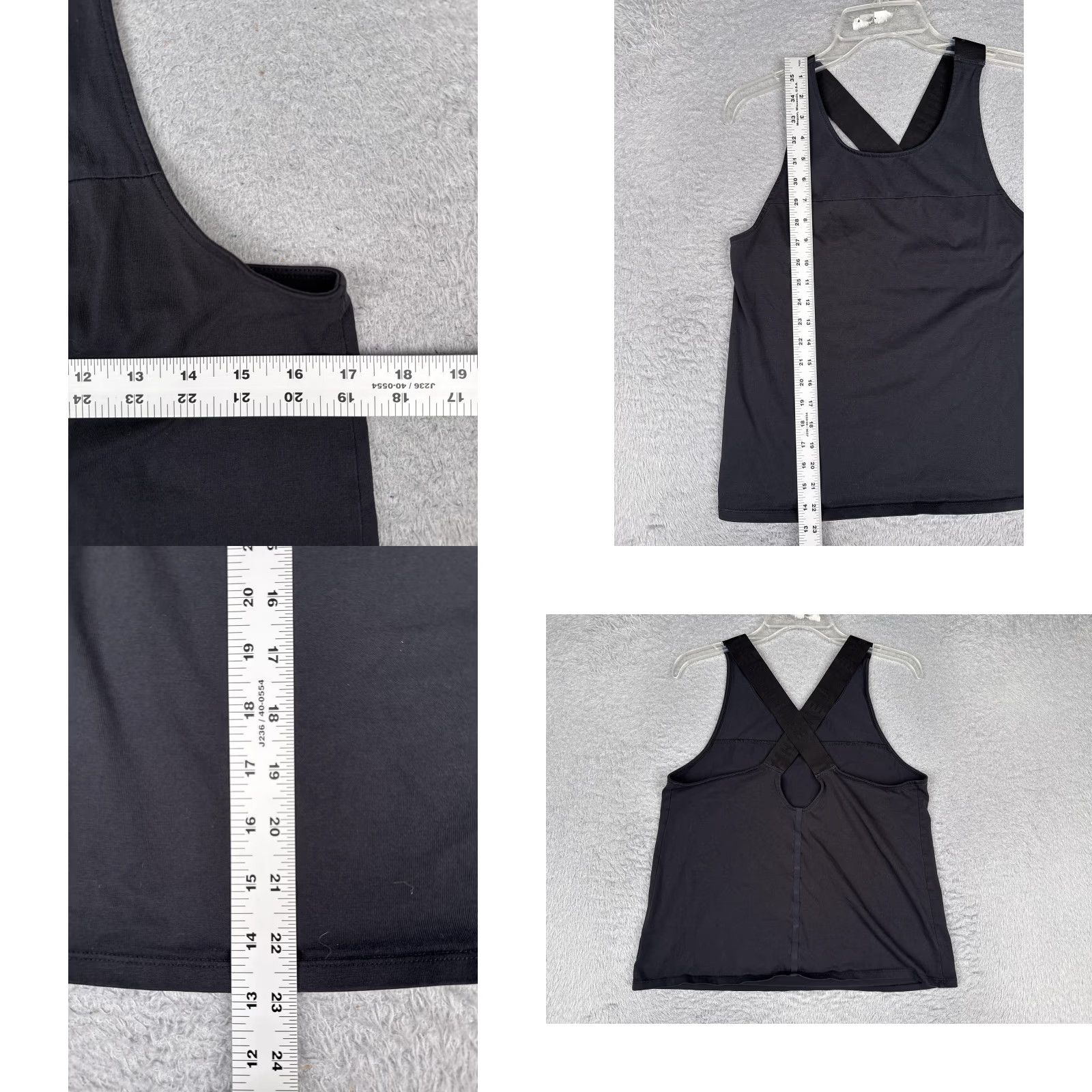 The North Face The North Face Tank Top Womens Medium Black Crossback Strap Athletic Workout Shirt Size M / US 6-8 / IT 42-44 - 9 Thumbnail