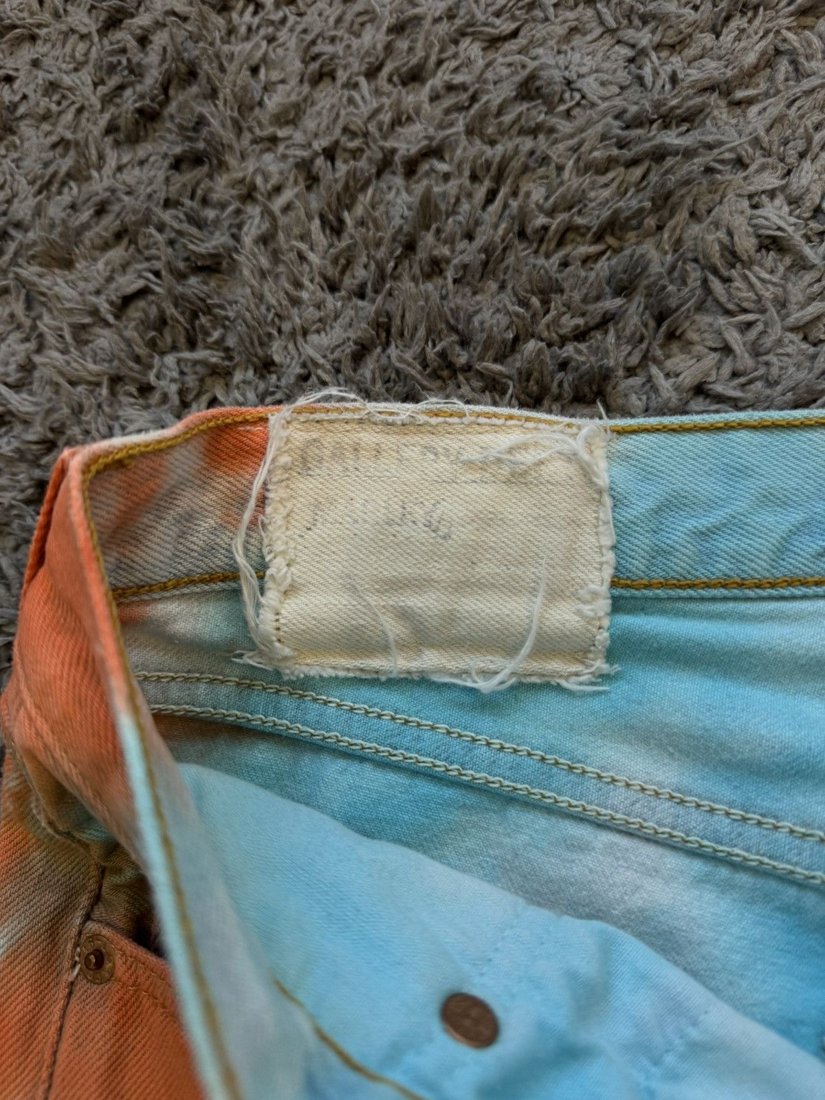 Gallery Dept. Gallery Dept Marley Denim Tye Dye Levi Jeans Size 32 Size US 32 / EU 48 - 6 Thumbnail