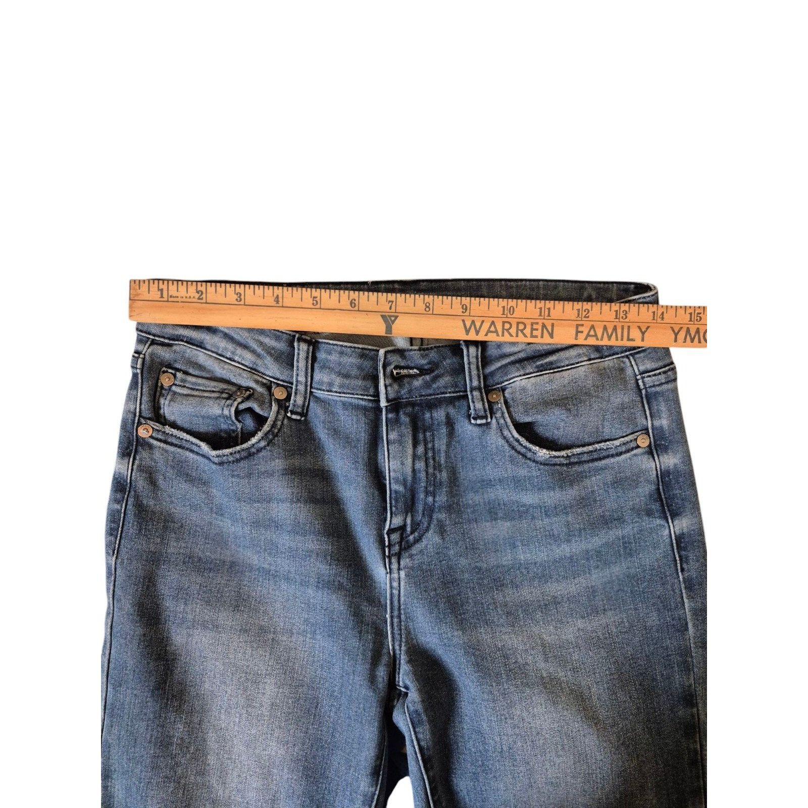 Pistola Pistola Audrey Mid Rise Skinny Jeans Raw Hem Medium Wash Jea Size 28" / US 6 / IT 42 - 6 Thumbnail