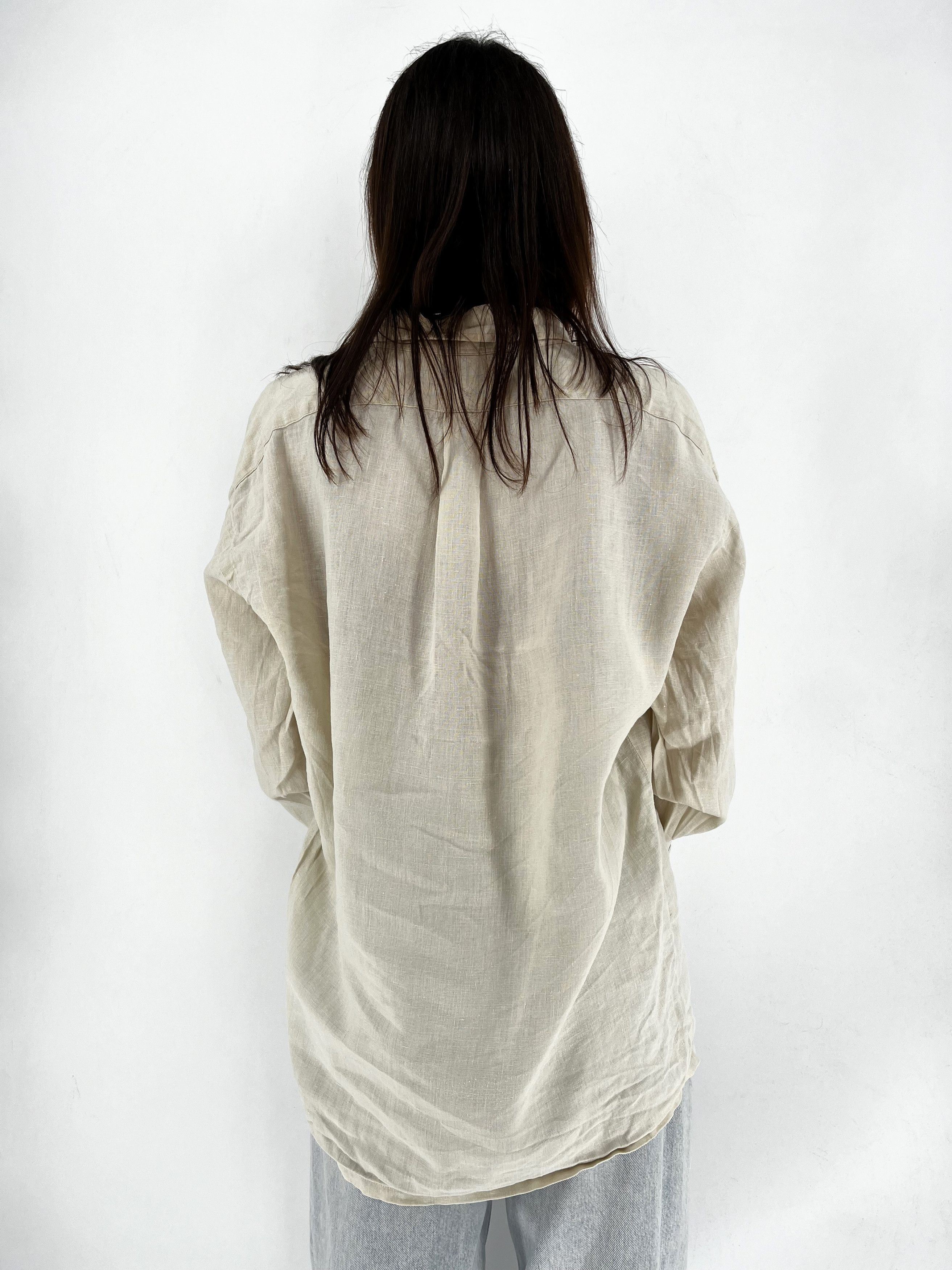 Polo Ralph Lauren Vintage Y2K Polo Ralph Lauren 100% Linen Shirt Size M / US 6-8 / IT 42-44 - 5 Thumbnail