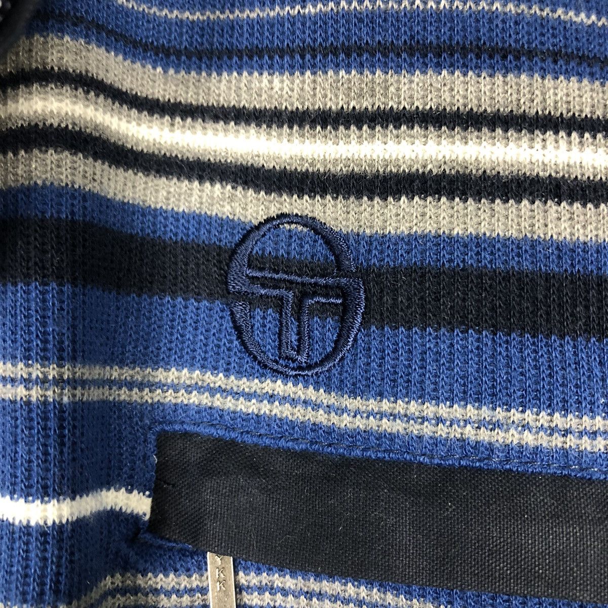 Japanese Brand 🔥Vintage Sergio Tacchini Anorak Long Sleeve Striped Collar Size US L / EU 52-54 / 3 - 15 Thumbnail