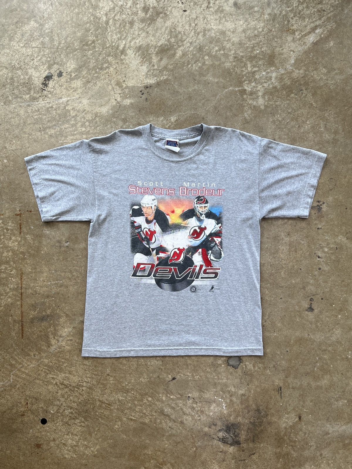NHL Vintage NHL Devils Scott Stevens Martin Brodeur Tee Large Size US L / EU 52-54 / 3 - 2 Thumbnail
