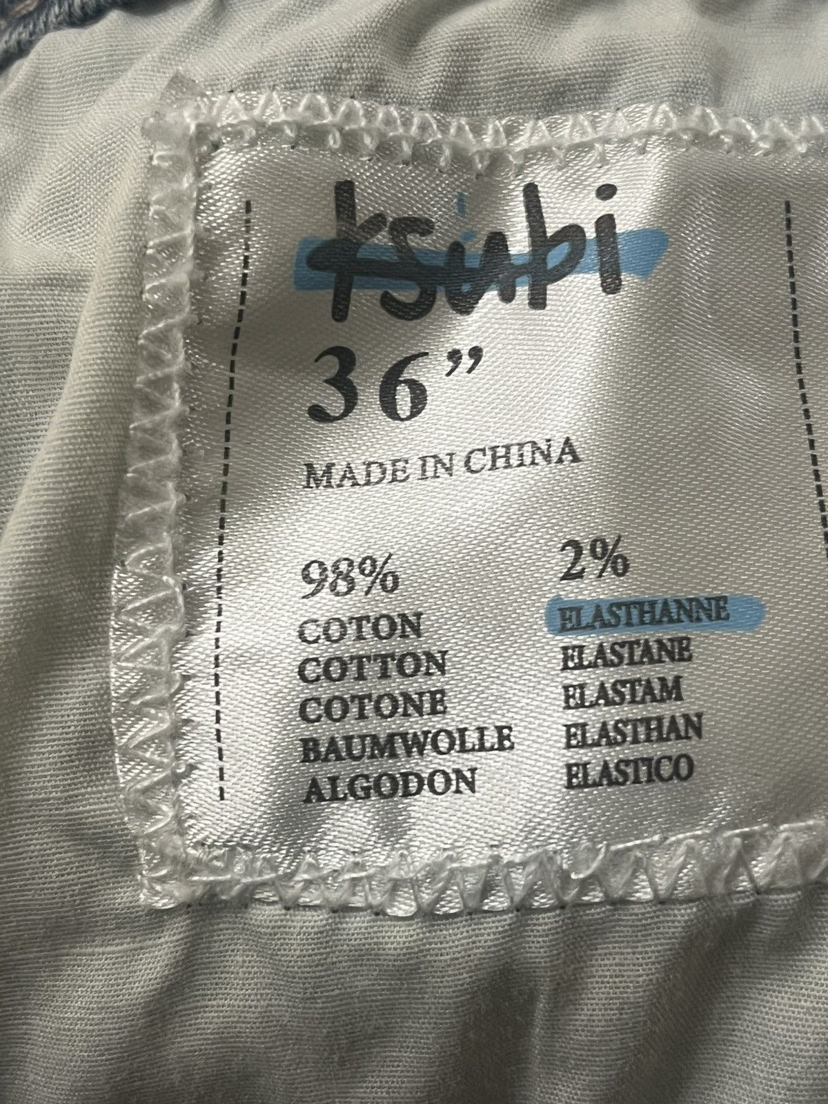 Ksubi Ksubi Grafitti Marker Jeans Sz 36 Size US 36 / EU 52 - 12 Thumbnail