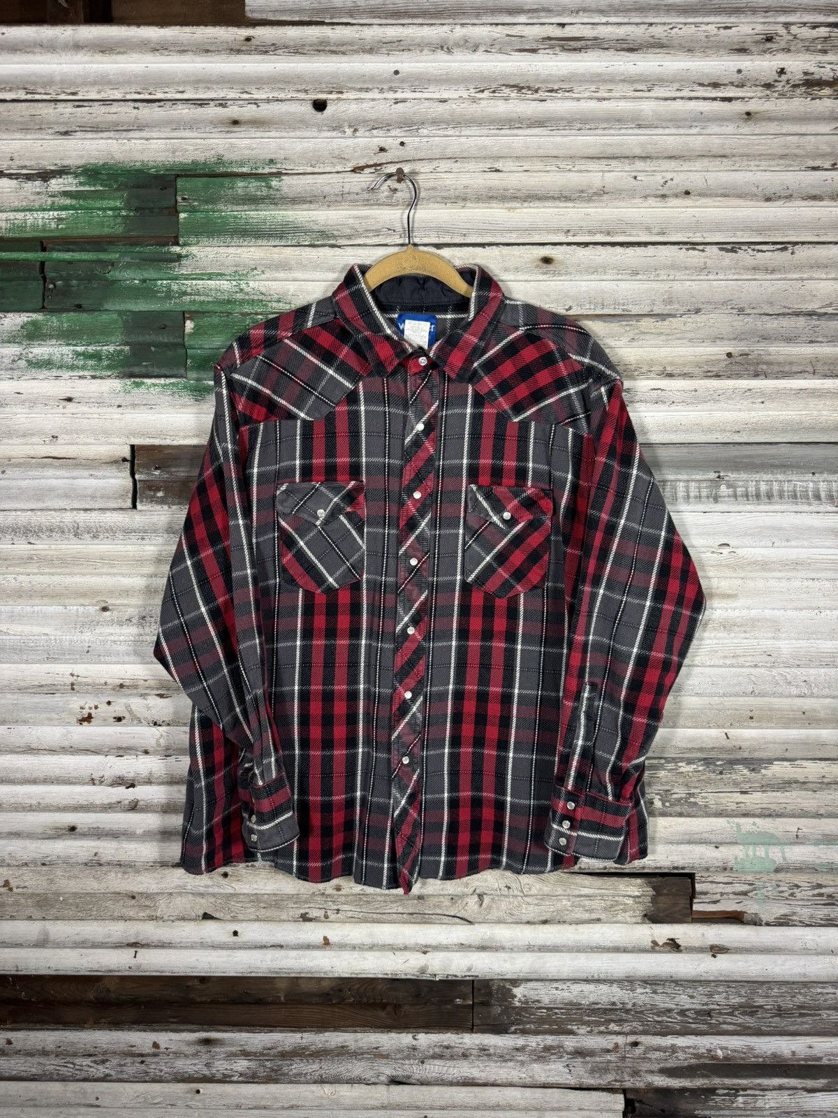 Vintage × Wrangler Vintage Wrangler Western Wear Shirt Size US XXL / EU 58 / 5 - 1 Thumbnail