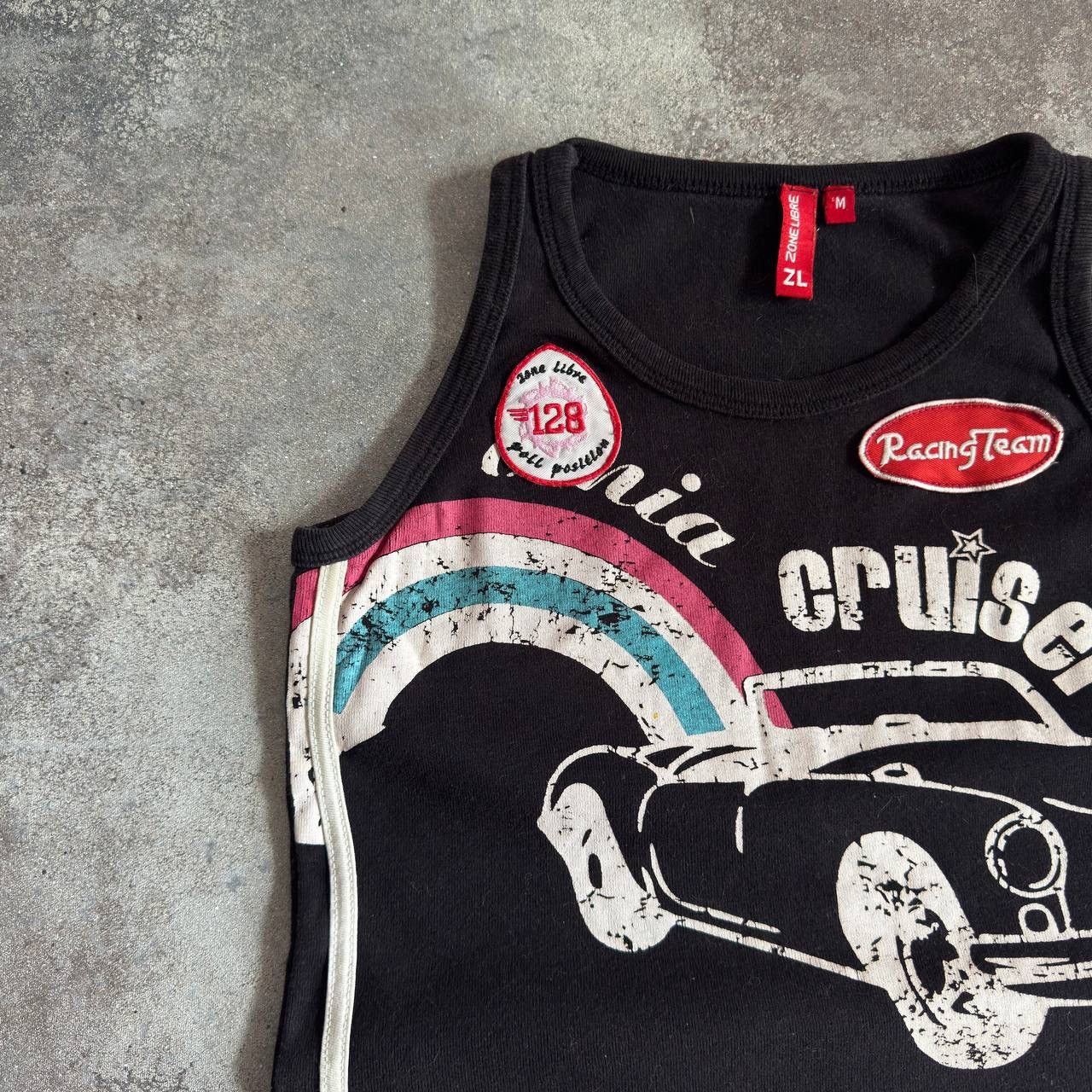 20471120 2000’s Aesthetic Y2K Vintage Sexy Tank Top Size M / US 6-8 / IT 42-44 - 2 Thumbnail