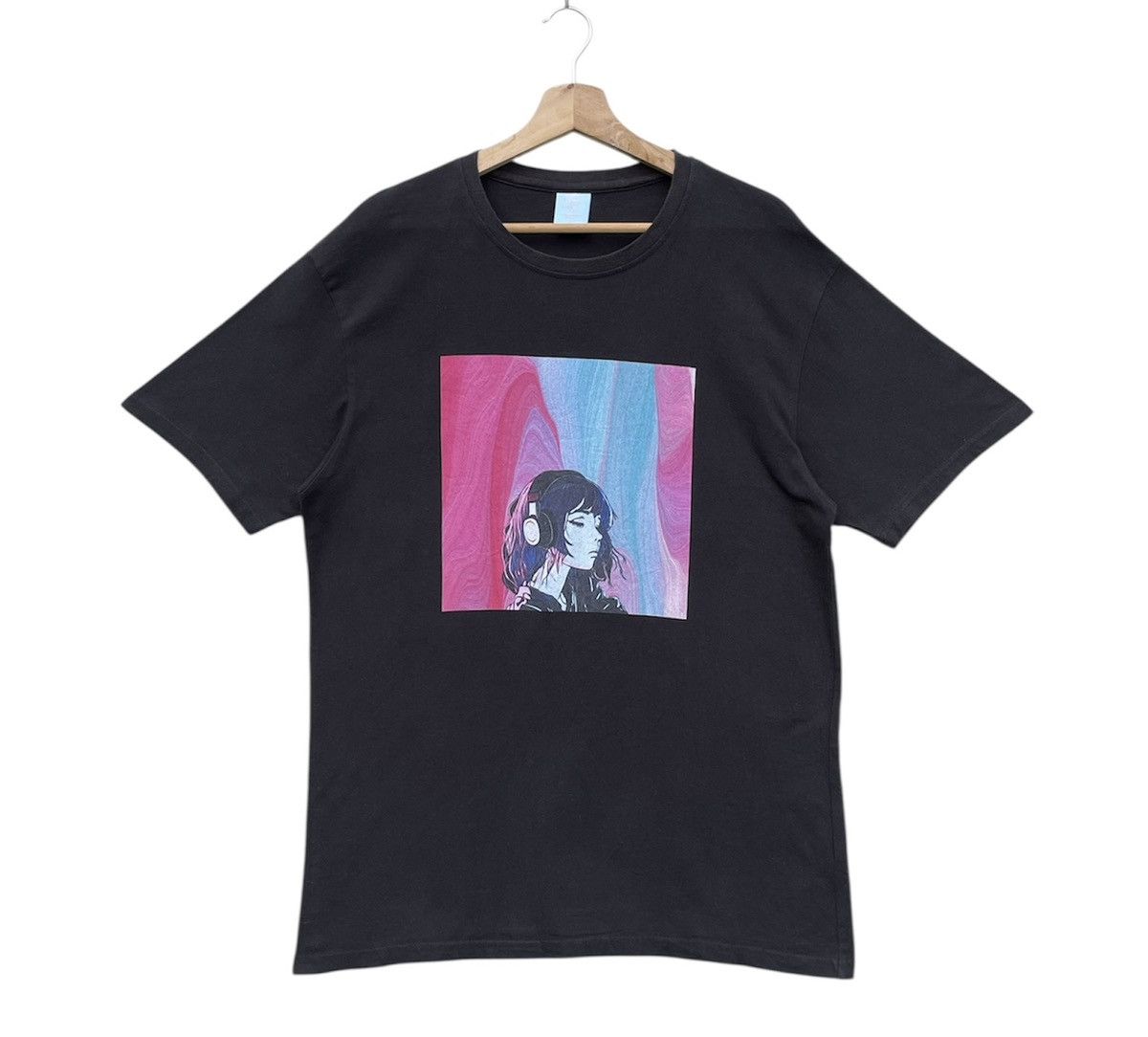 Japanese Brand RARE🔥 Pink Blue Tour 2023 ryokuoushoku shakai Size US L / EU 52-54 / 3 - 1 Thumbnail