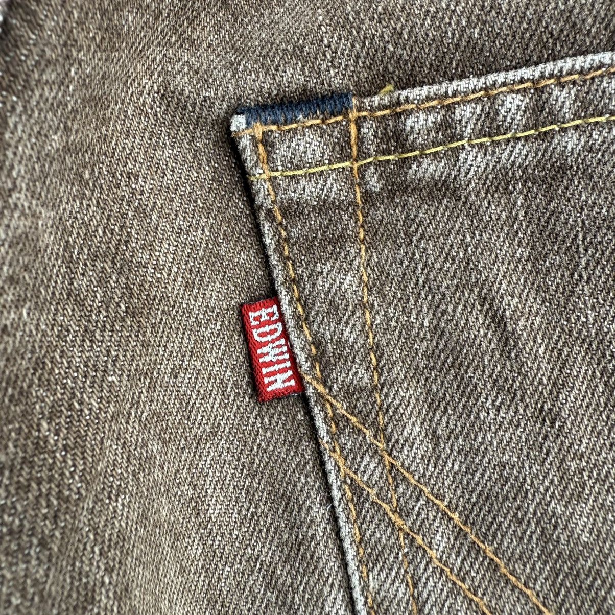 Edwin × Jean × Vintage VINTAGE EDWIN BROWN FADED JEAN DENIM PANTS Size US 30 / EU 46 - 13 Thumbnail